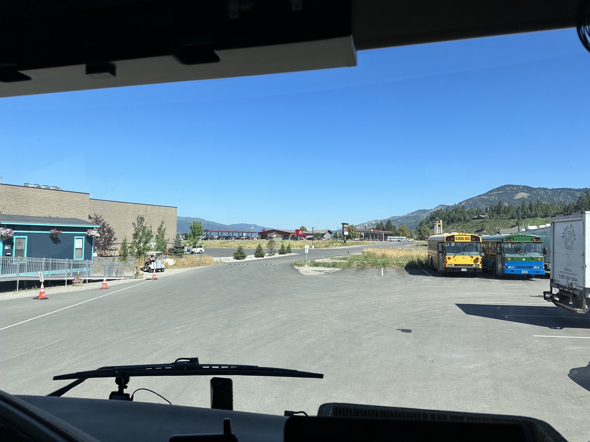 Leaving the RV park
