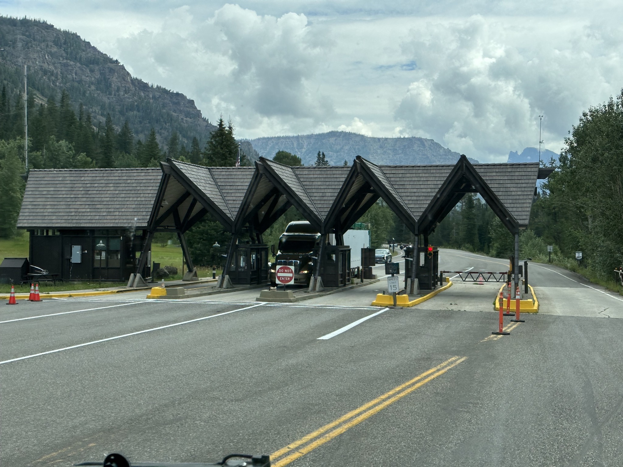 Leaving from the east entrance