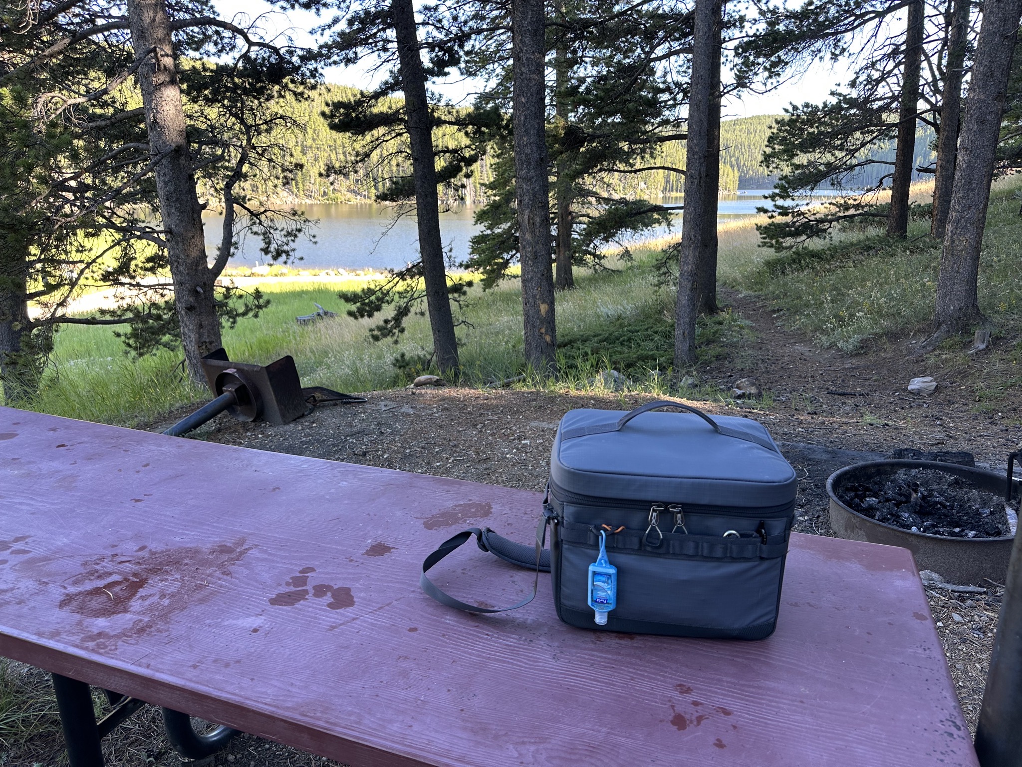 Picnic at Tie Hack Reservoir