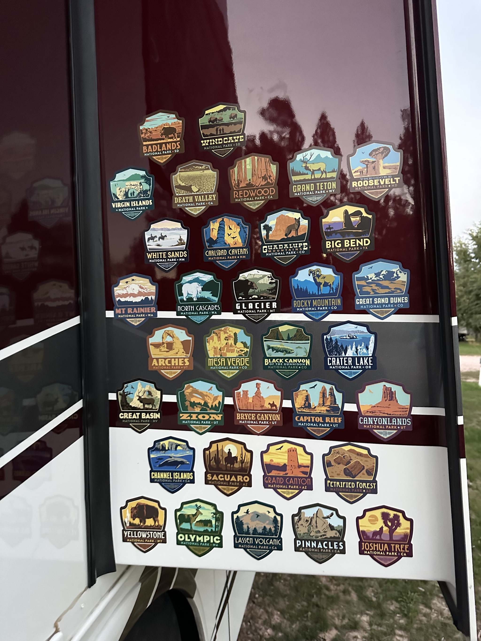 National Park stickers