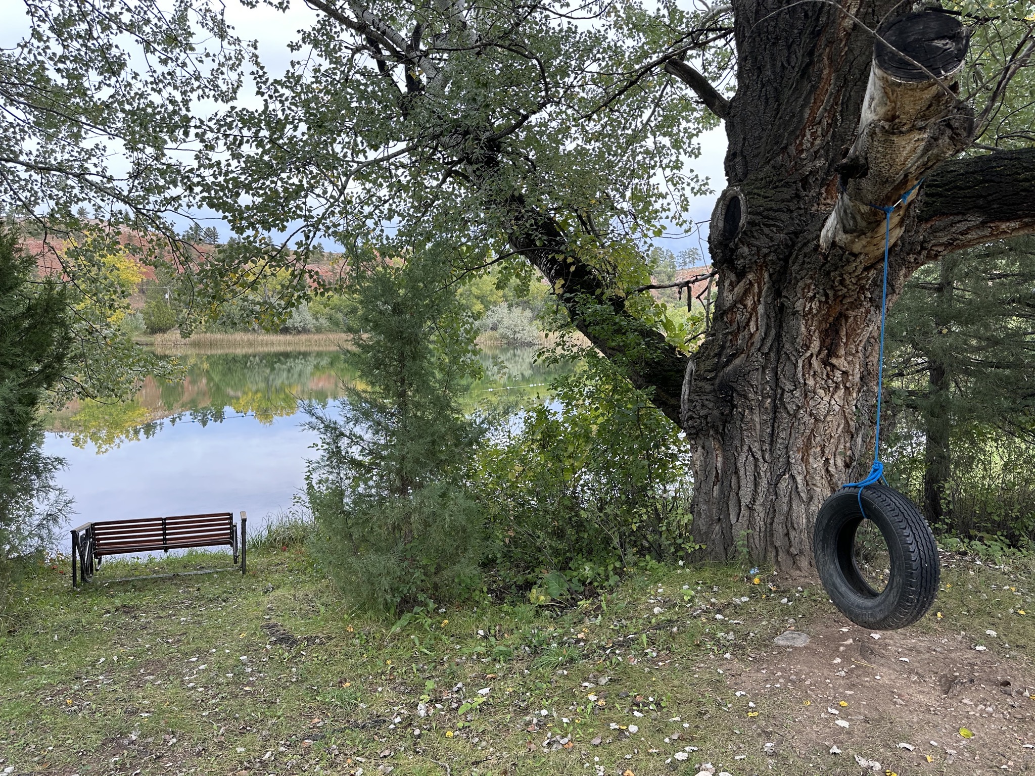 Path around lake