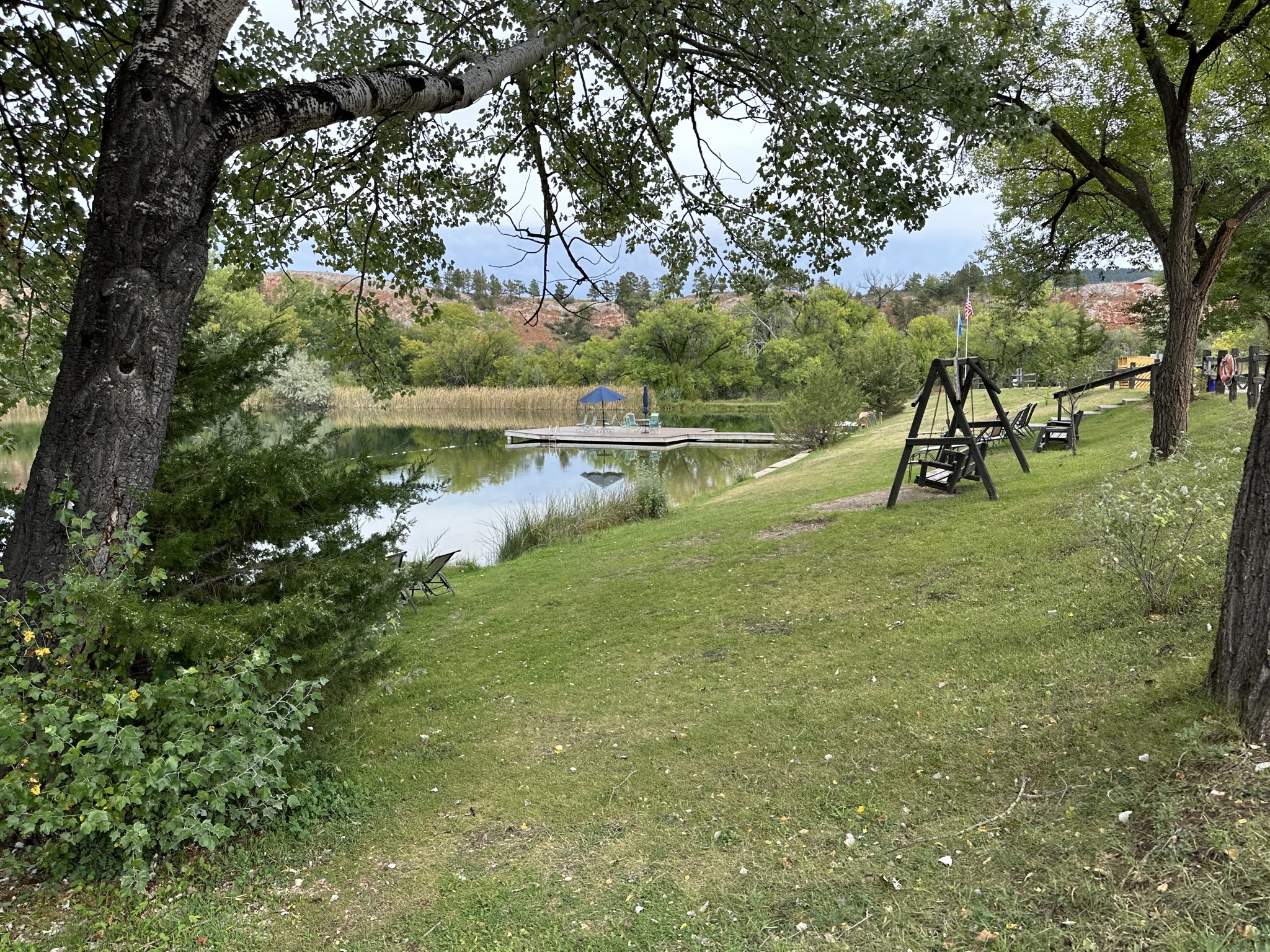 Path around lake