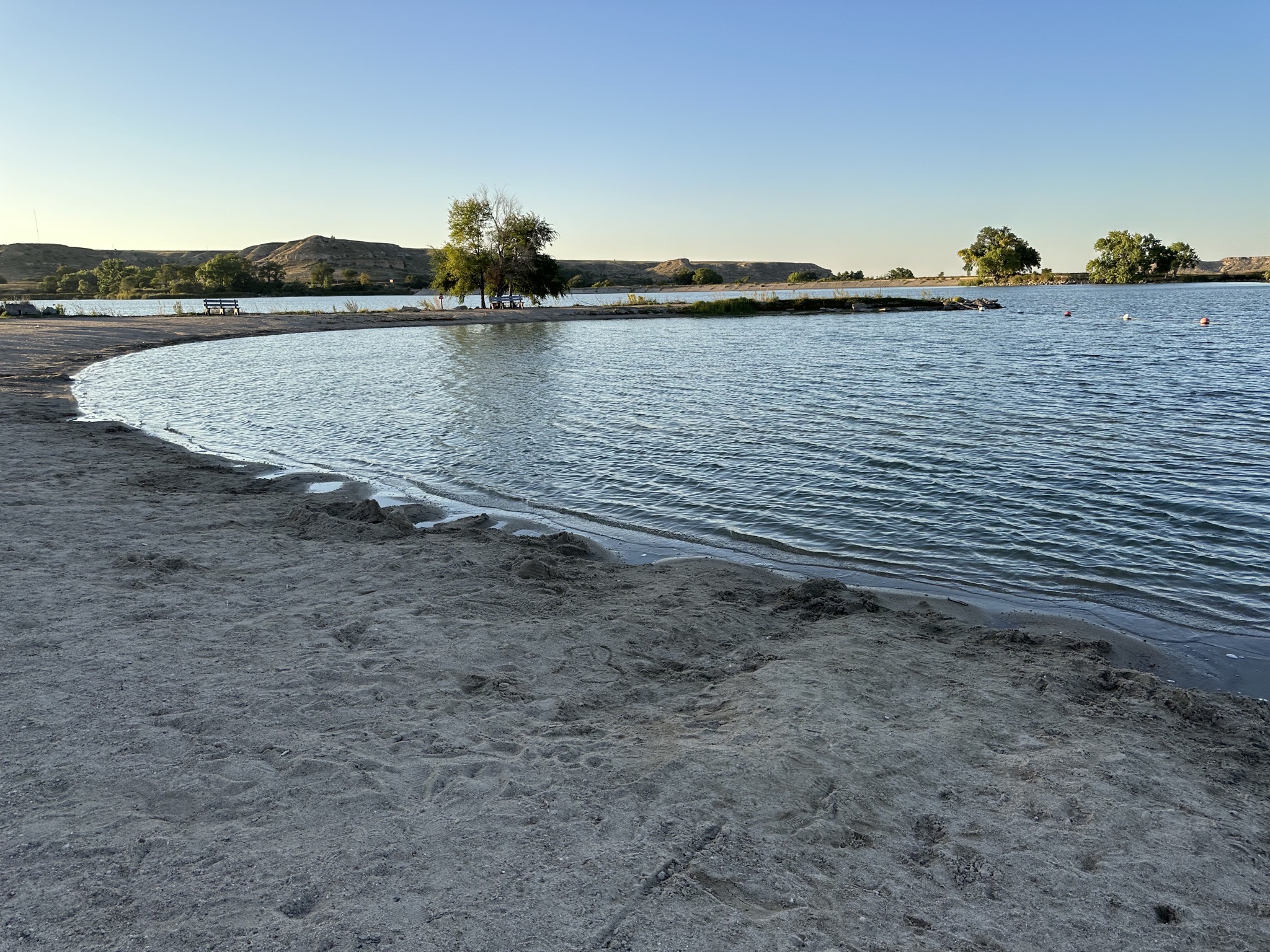 Swimming beach
