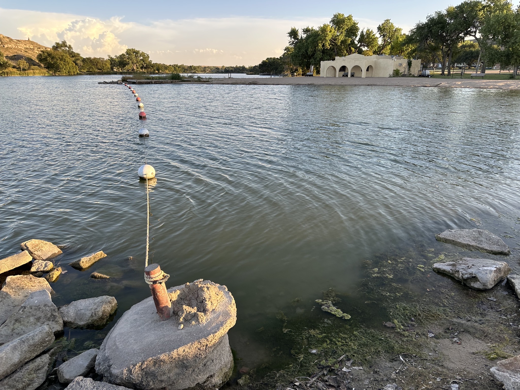 Swimming beach