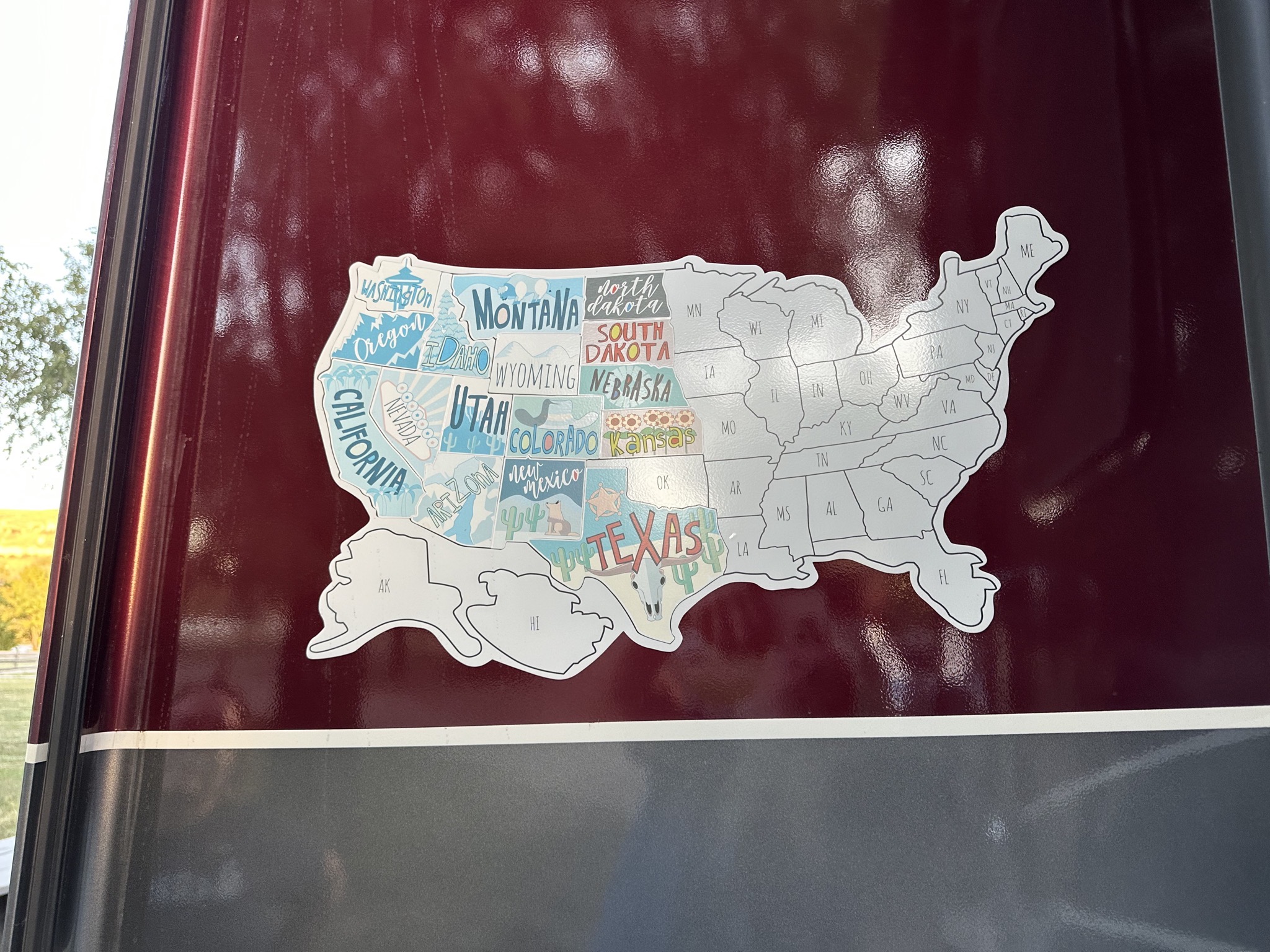 Added Kansas to state stickers