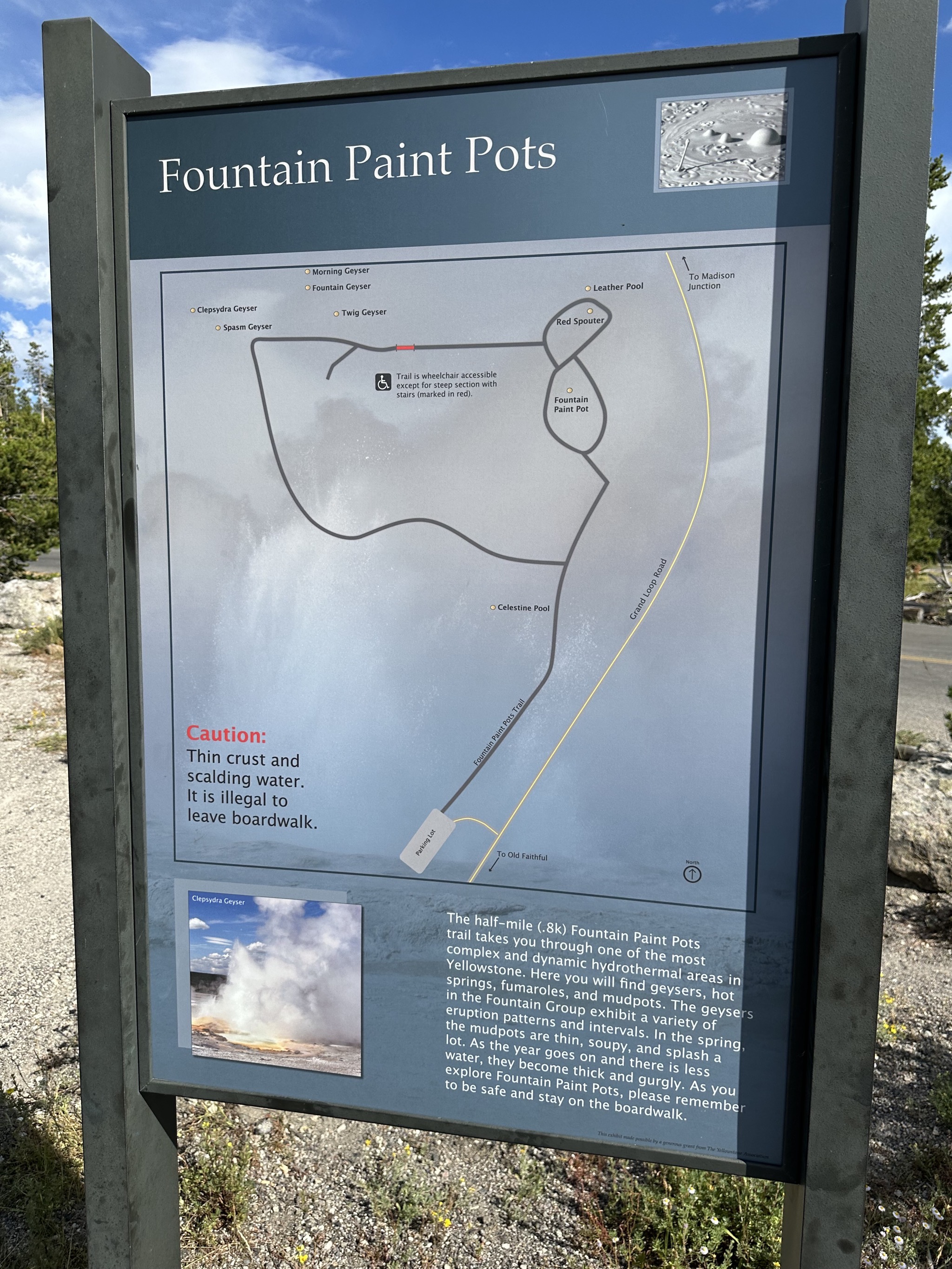 Fountain Paint Pots area