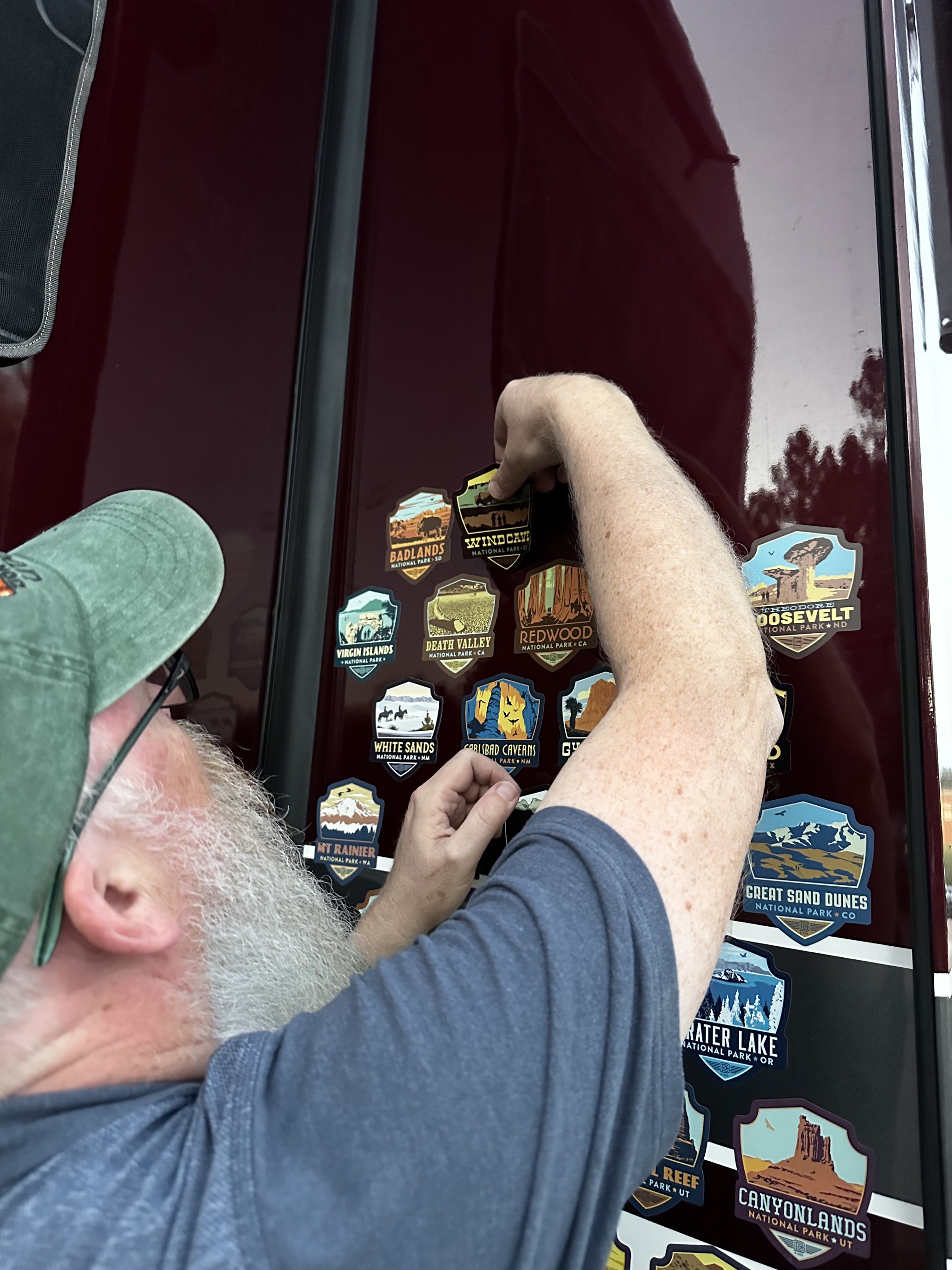 Adding Wind Cave National Park sticker