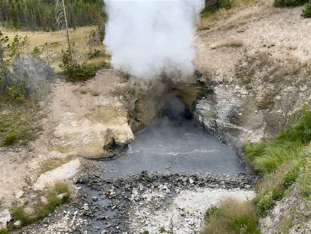 Mud Volcano area