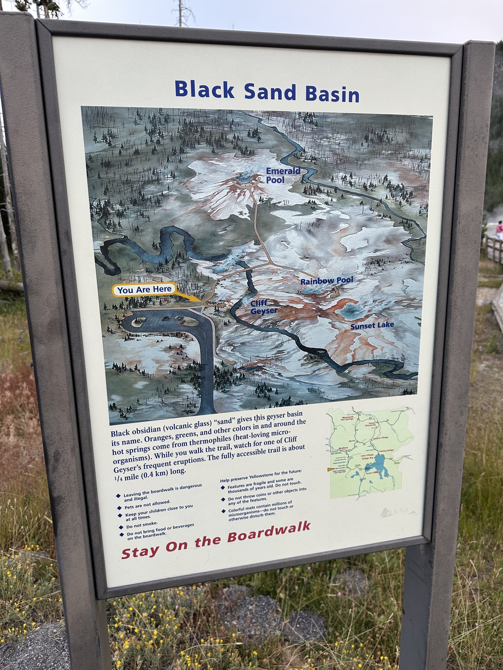 Black Sand Basin