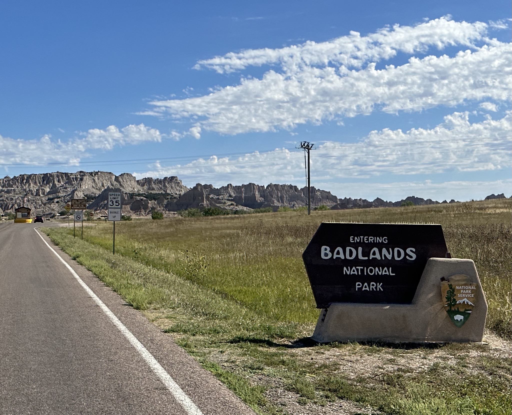 Entrance sign