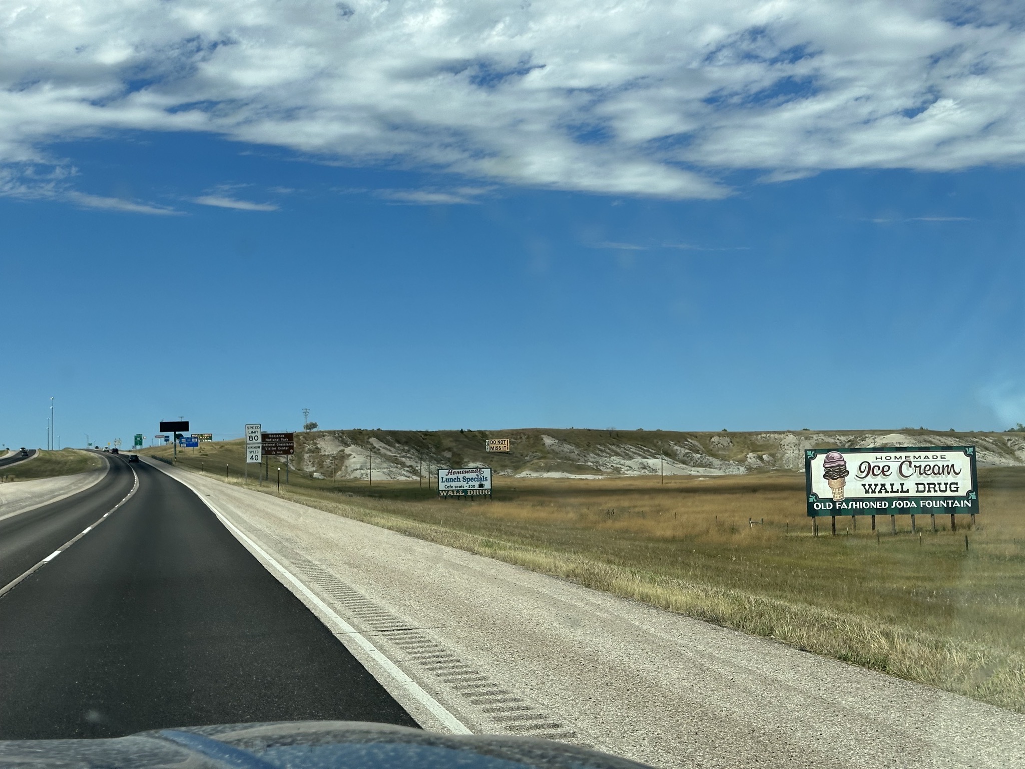 Billboards along I-90