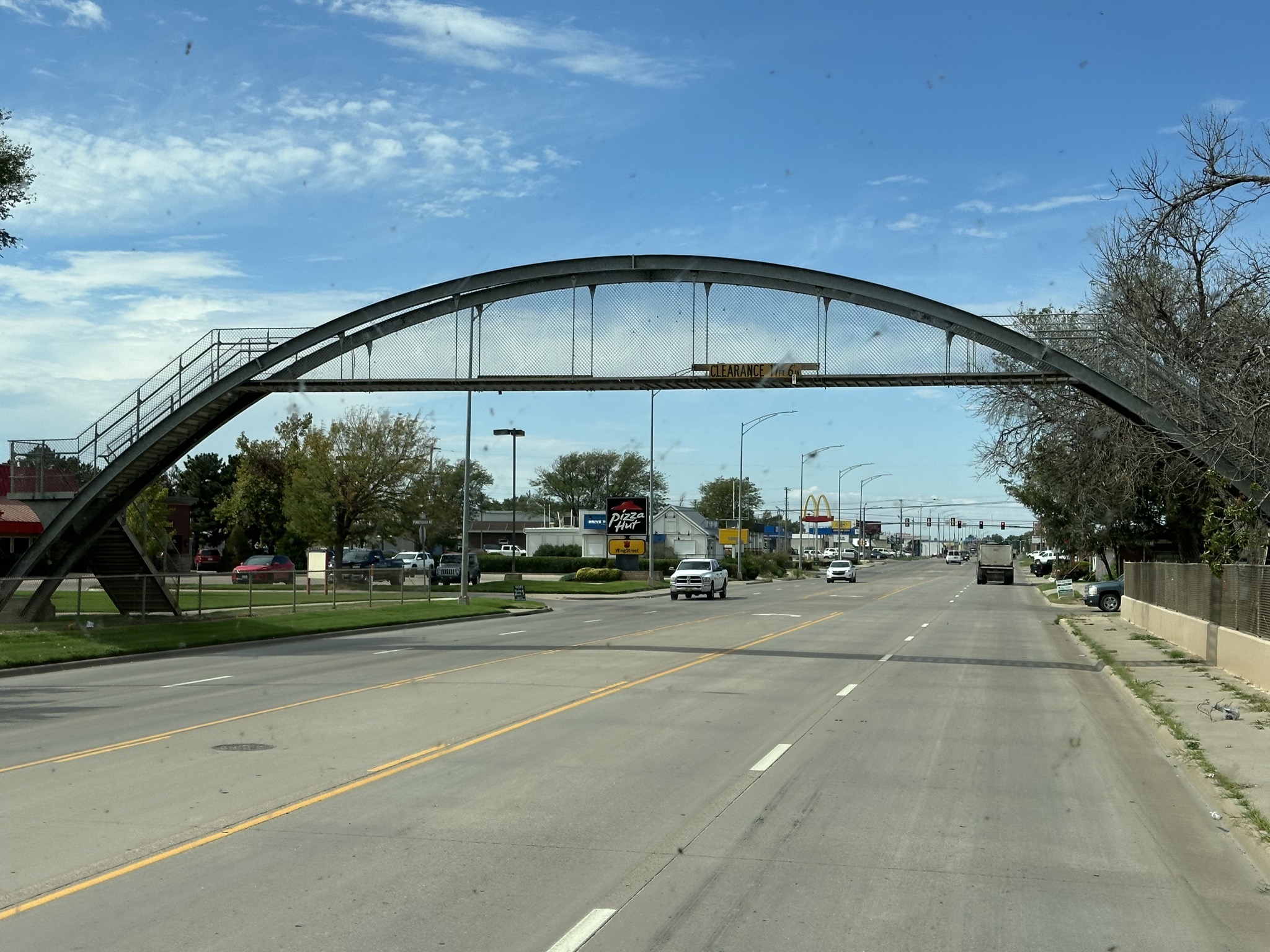 Pedestrian bridge in Liberal