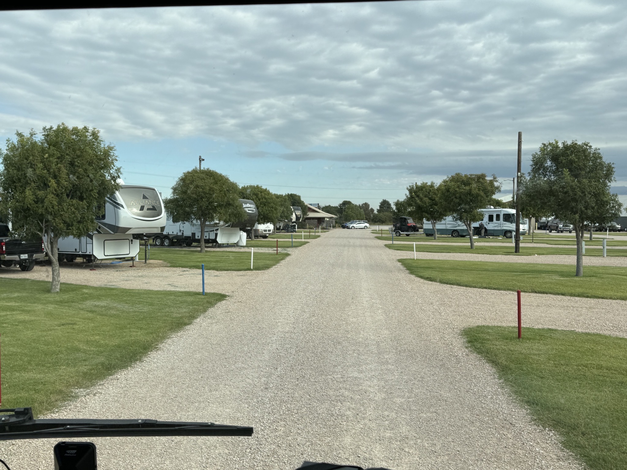 Leaving the campground