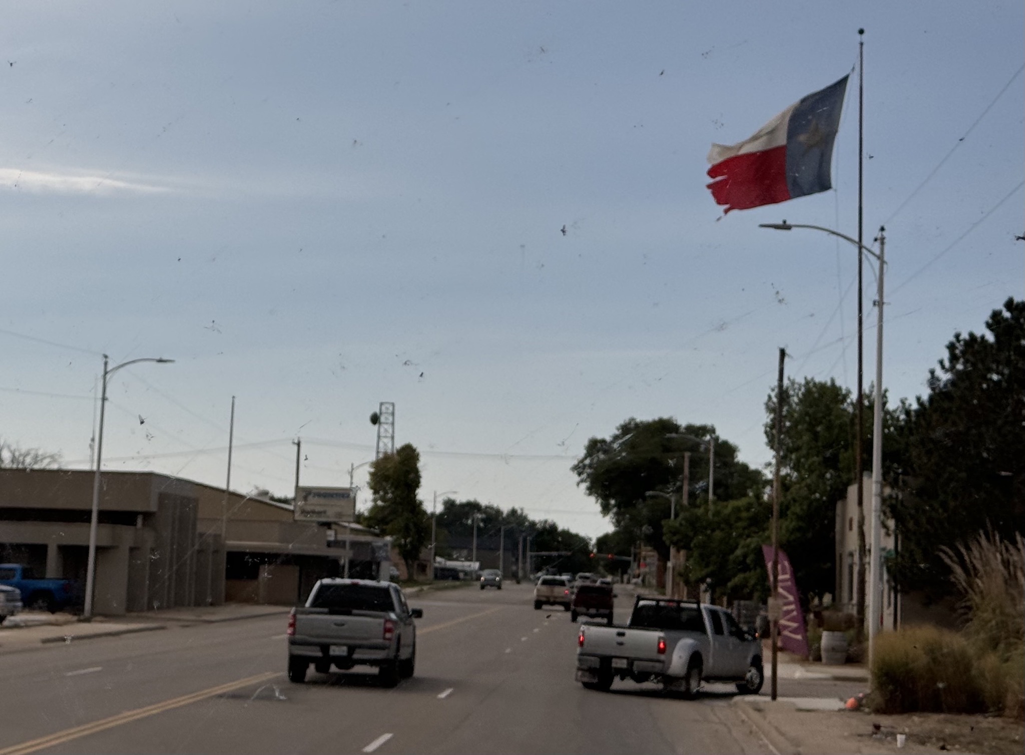 Tatty Texas flag