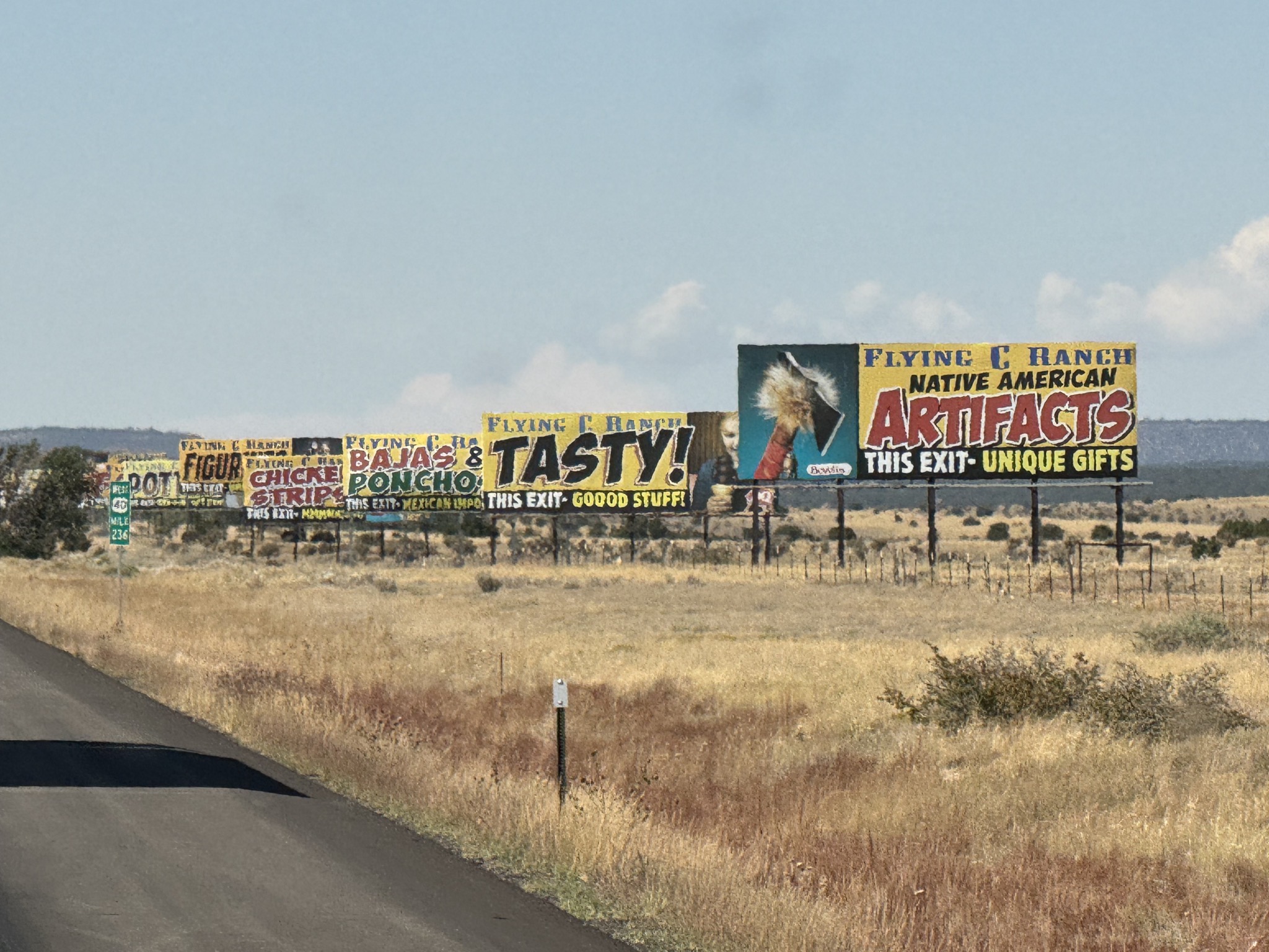 Flying C Ranch billboards