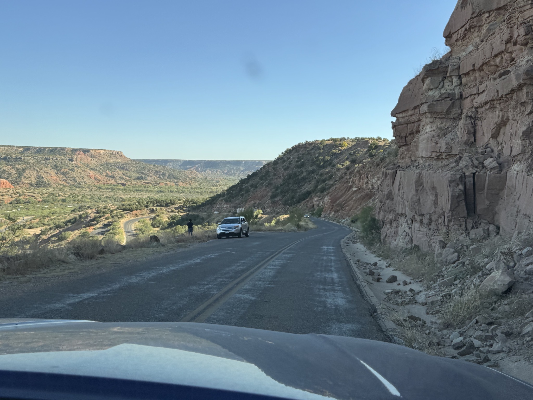 Heading down into the canyon