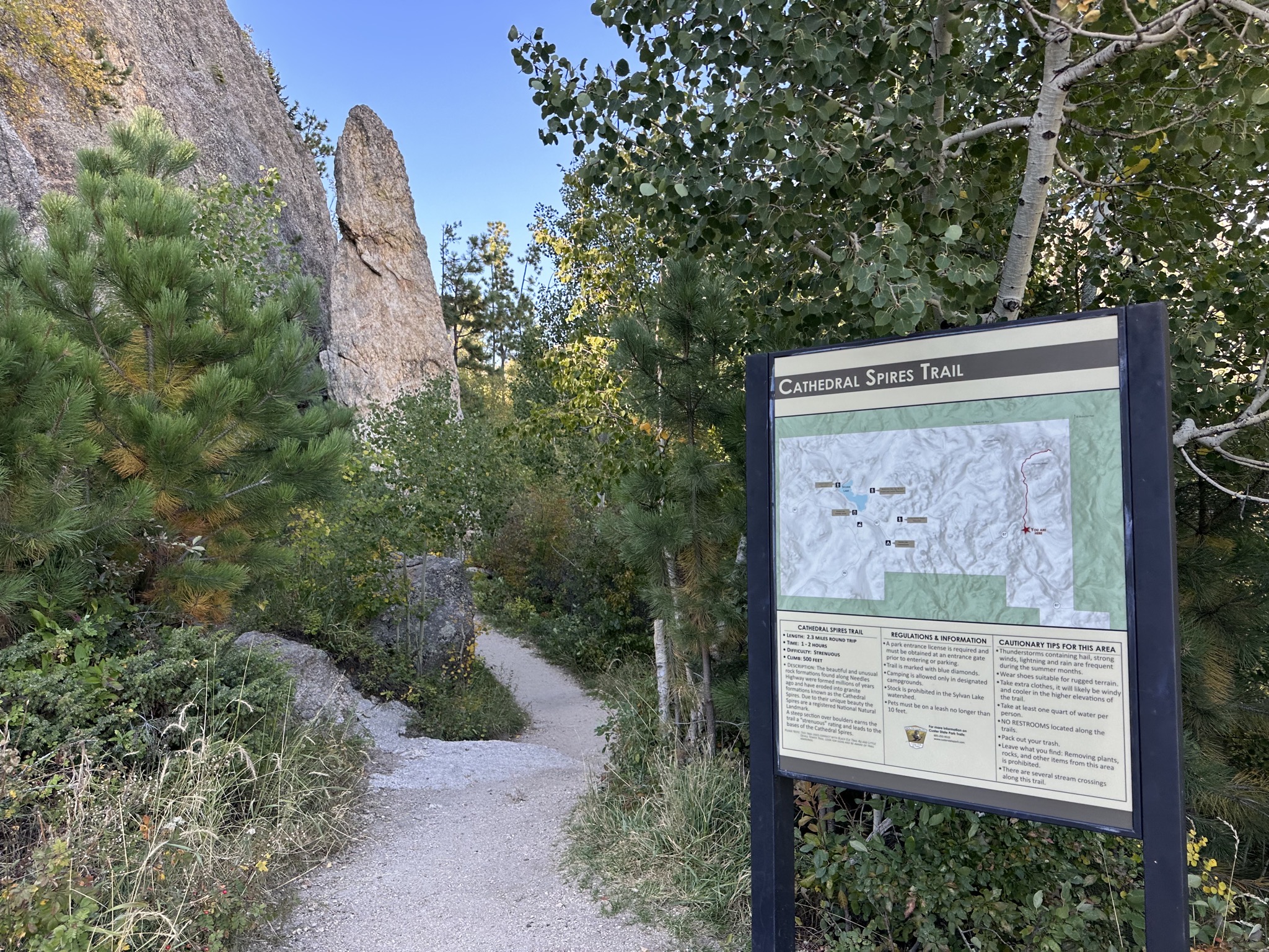 Cathedral Spires Trail hike