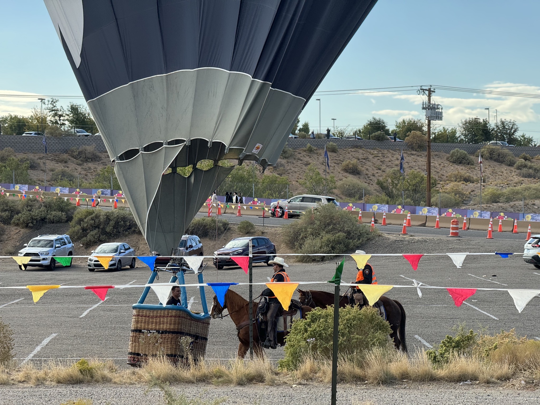 Balloons over RV lot
