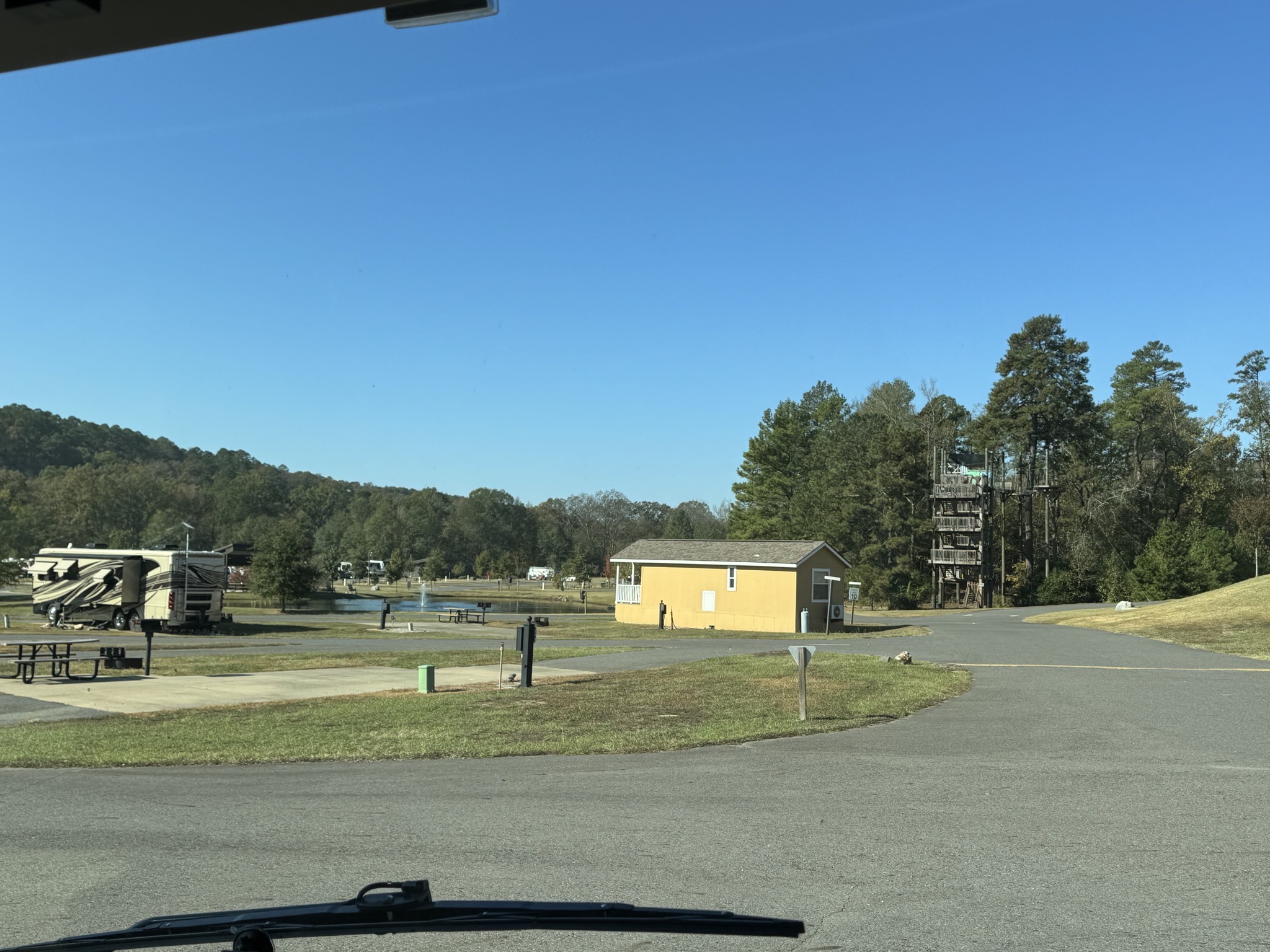 Leaving RV park