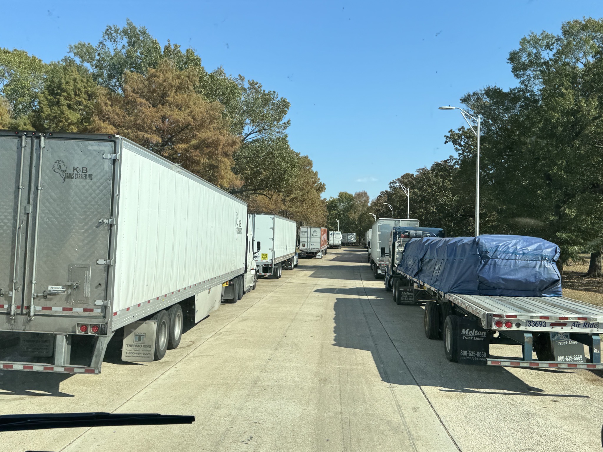 Truck parking