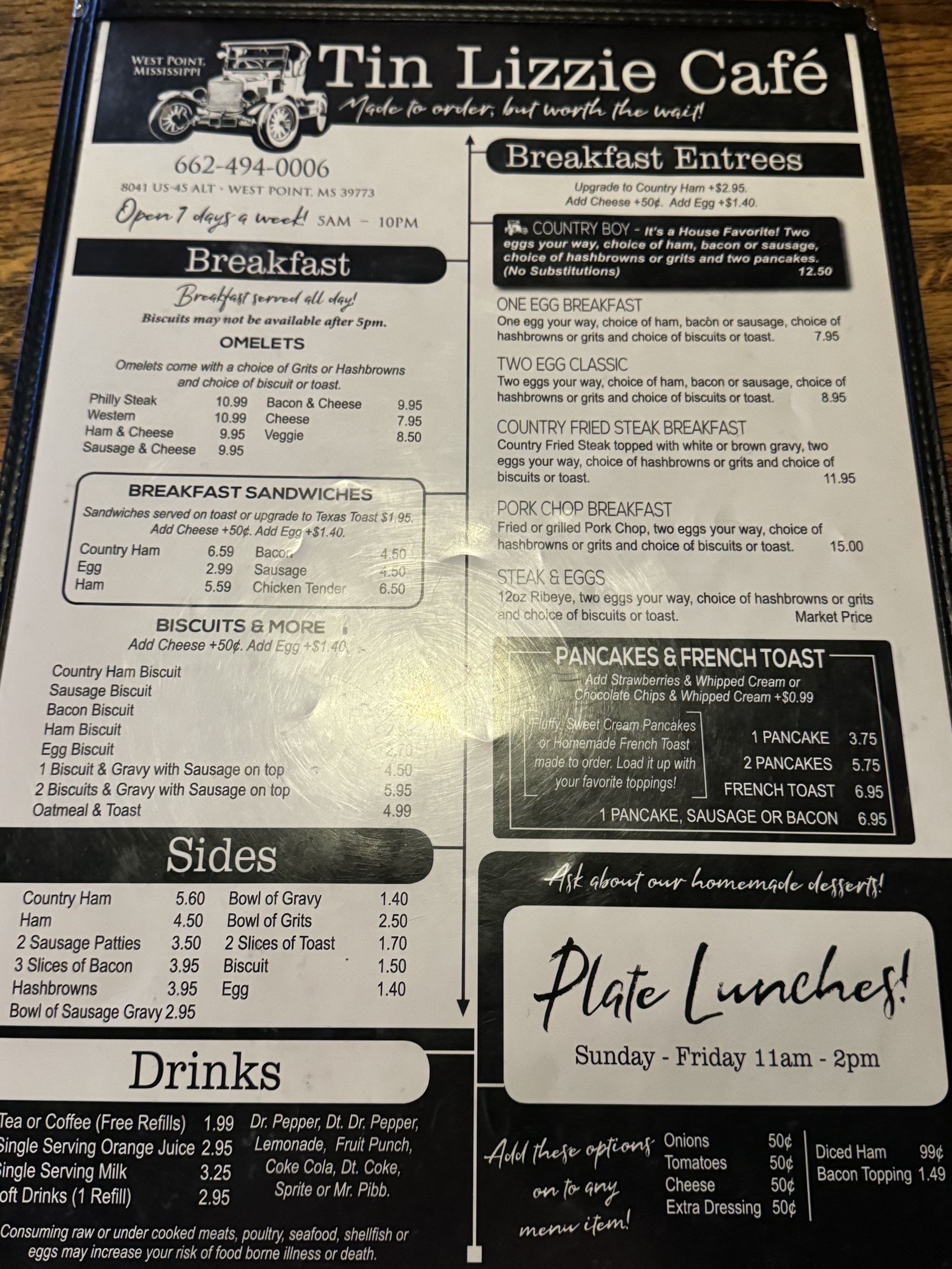 Tin Lizzie Cafe