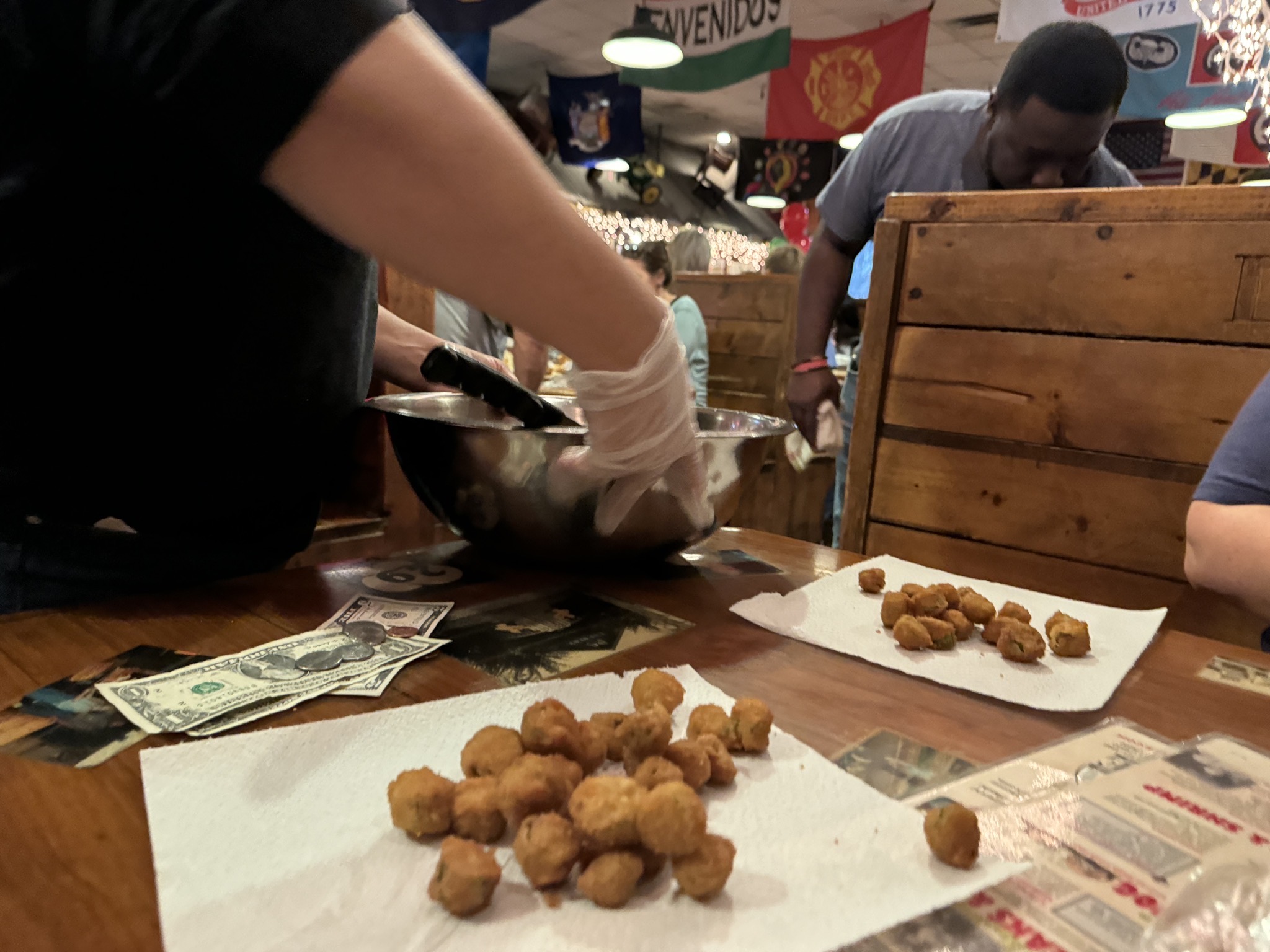 Fried okra