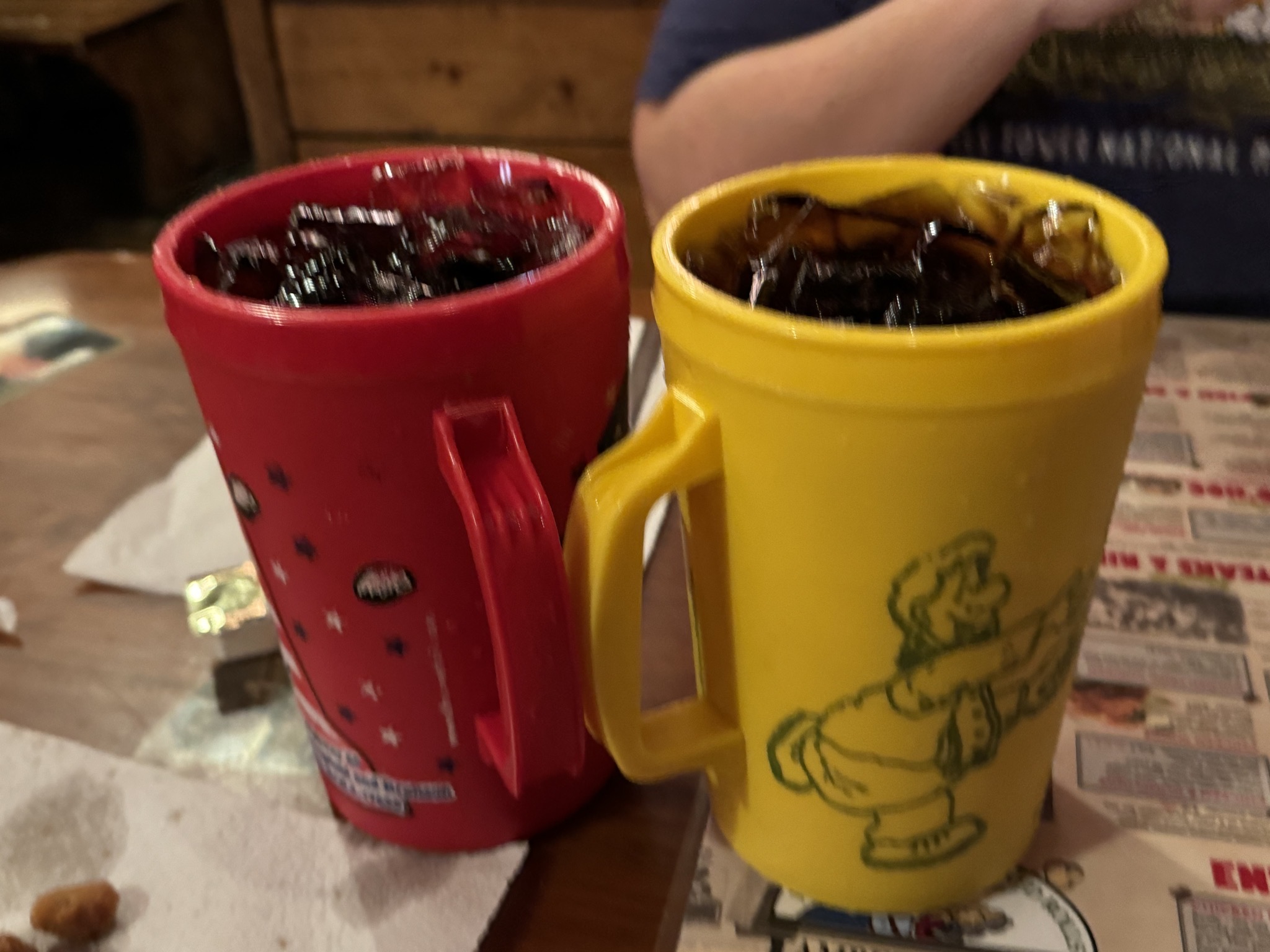 Huge soda mugs