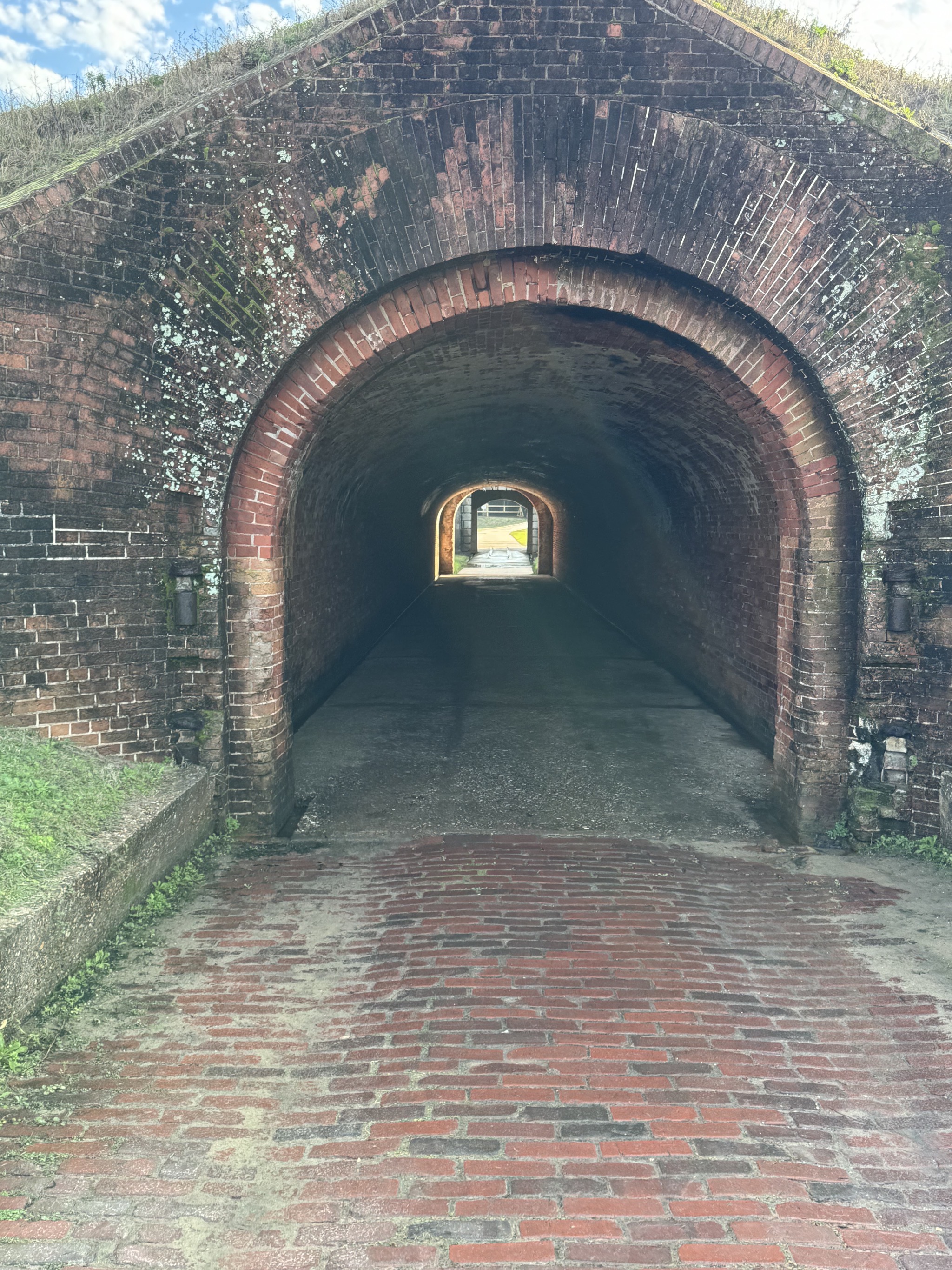 Tunnel into fort