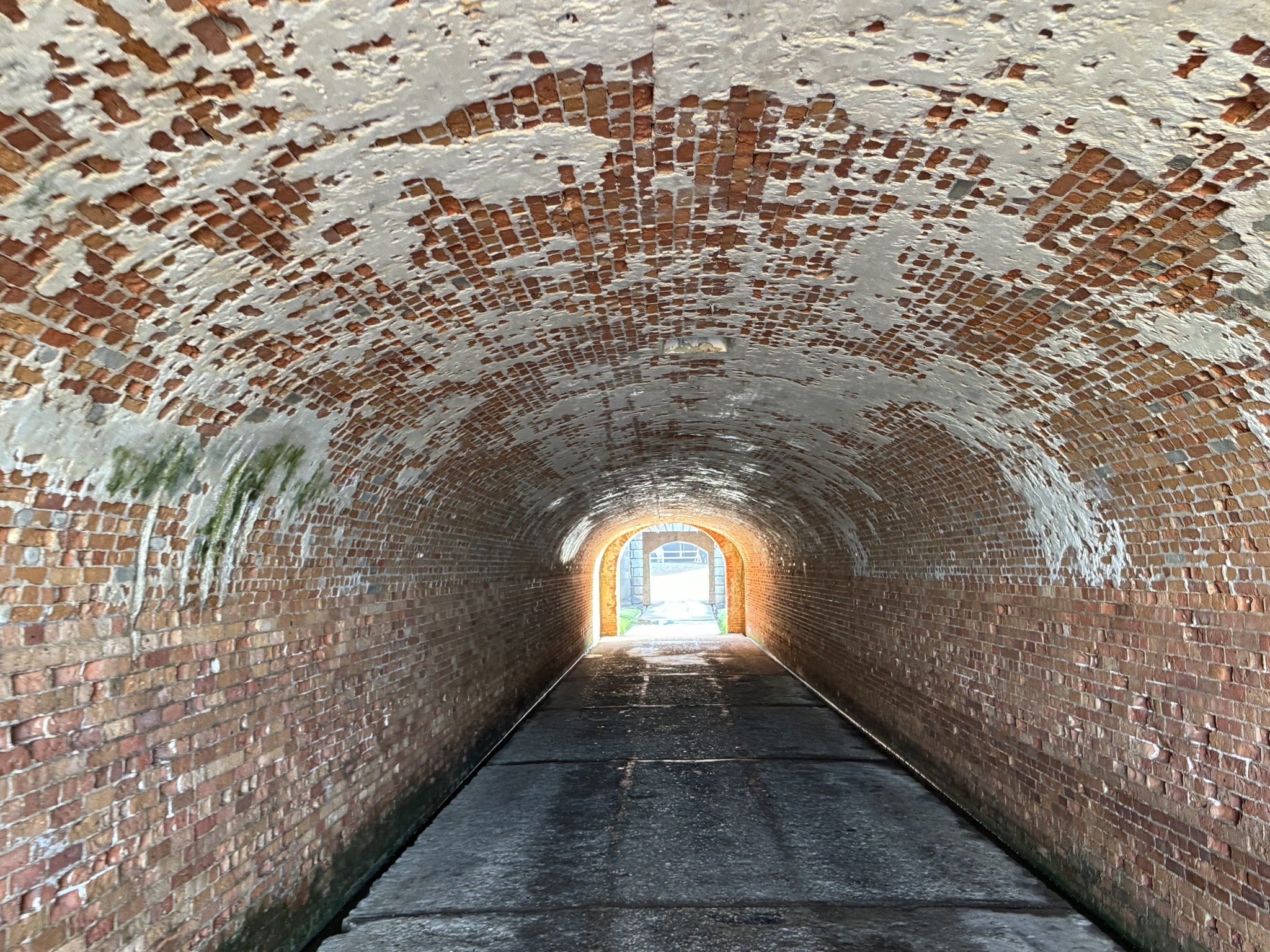 Tunnel into fort