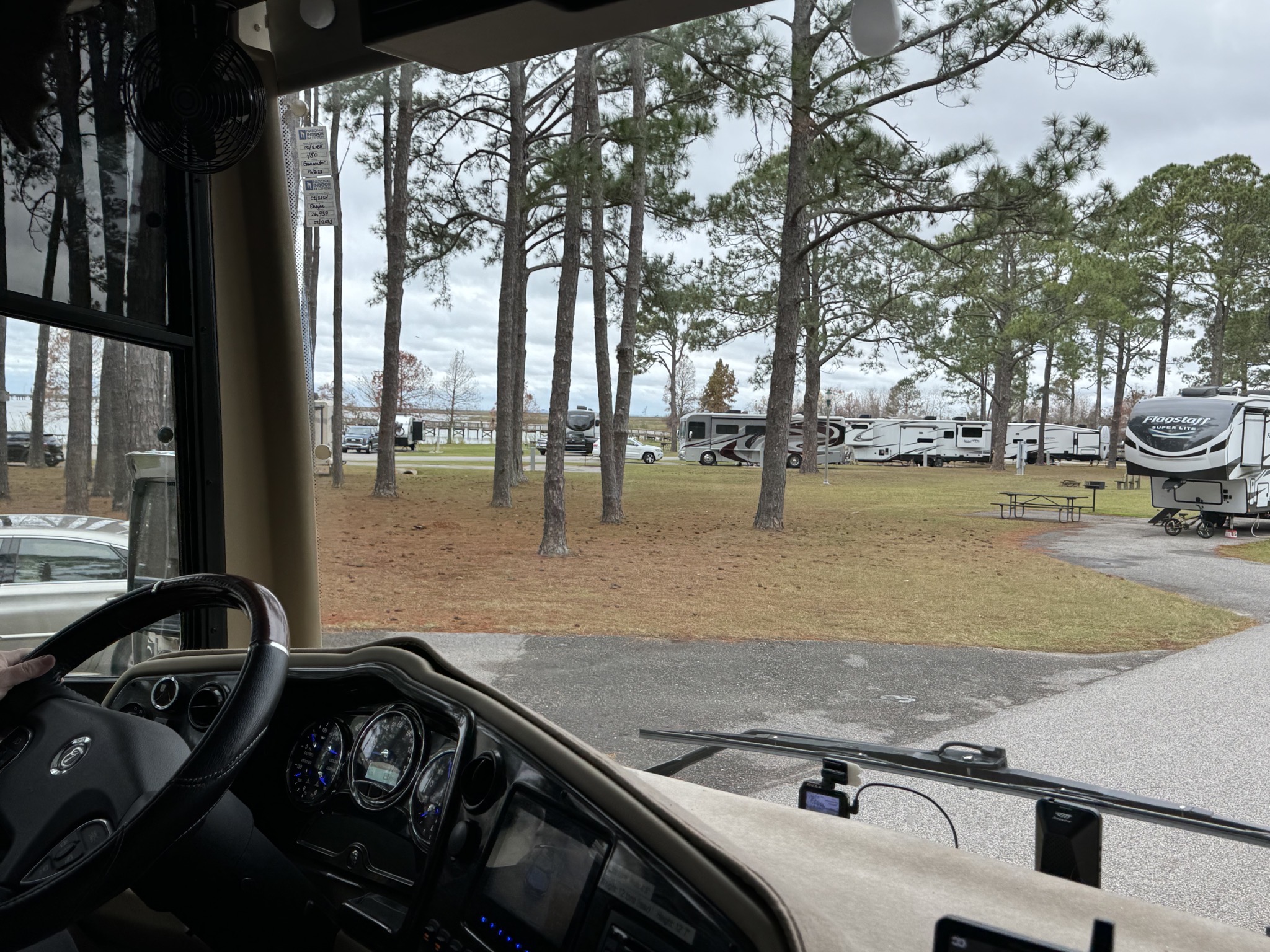 Leaving state park