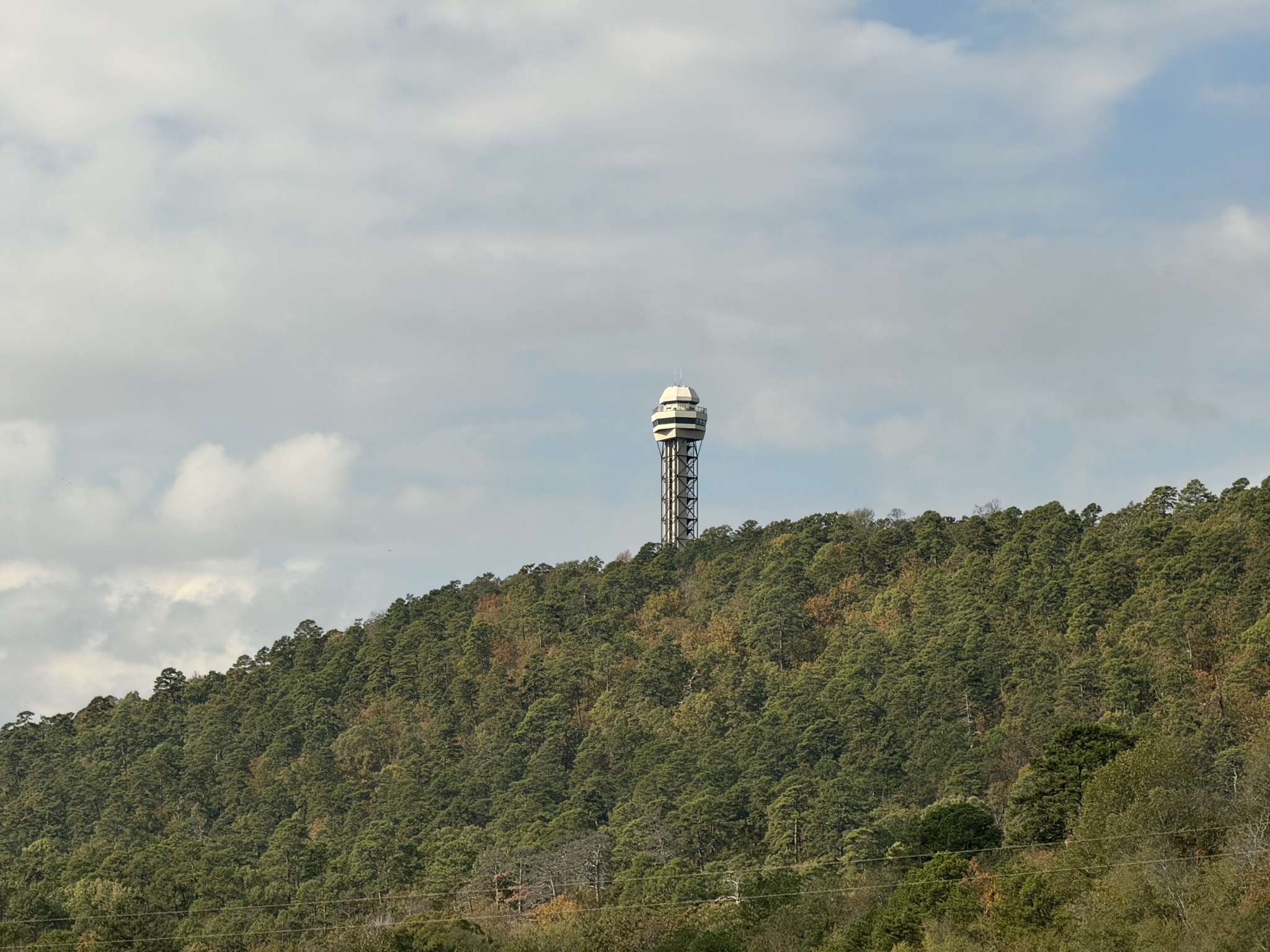 Approaching the tower