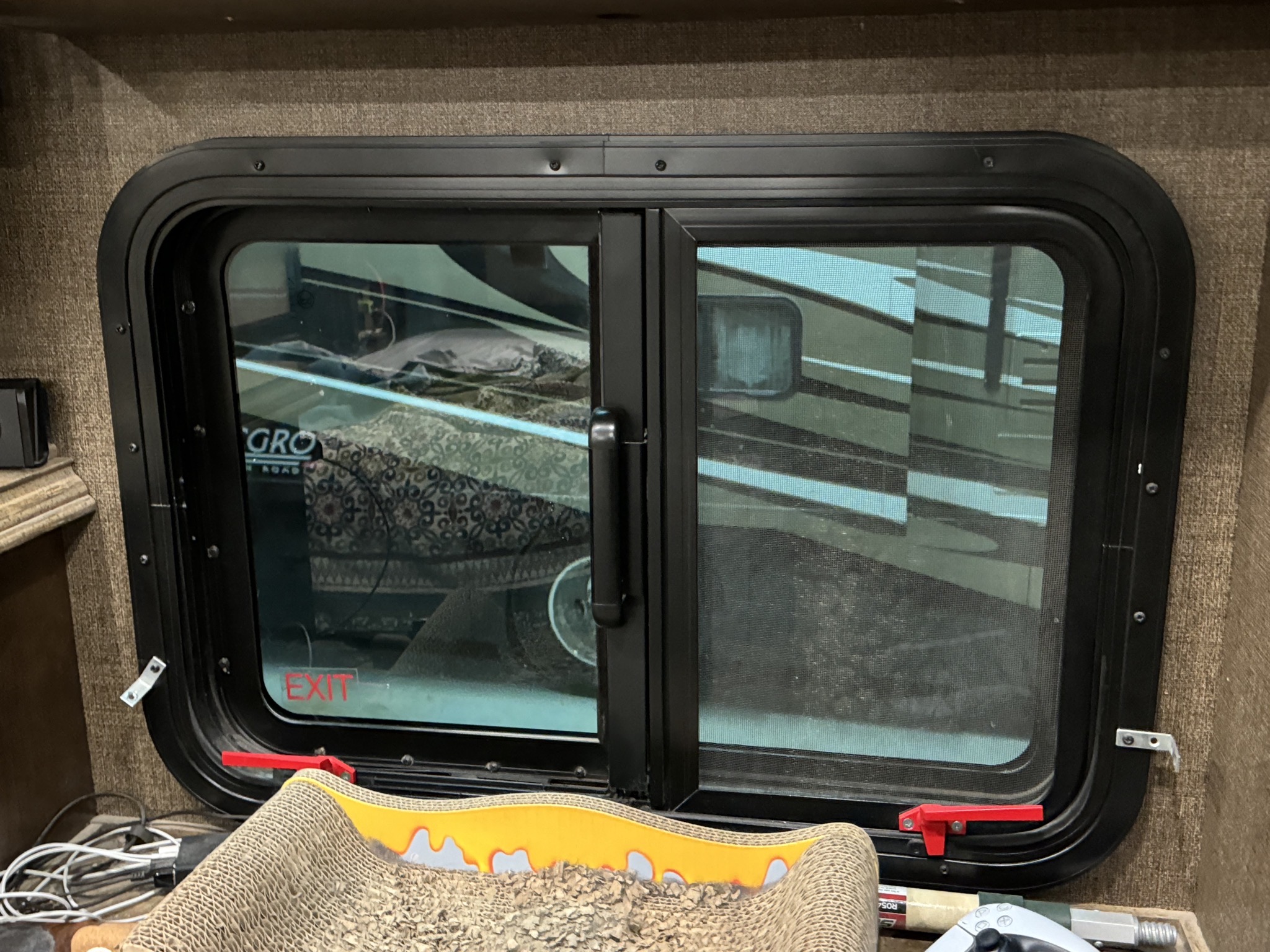 Window valance removed