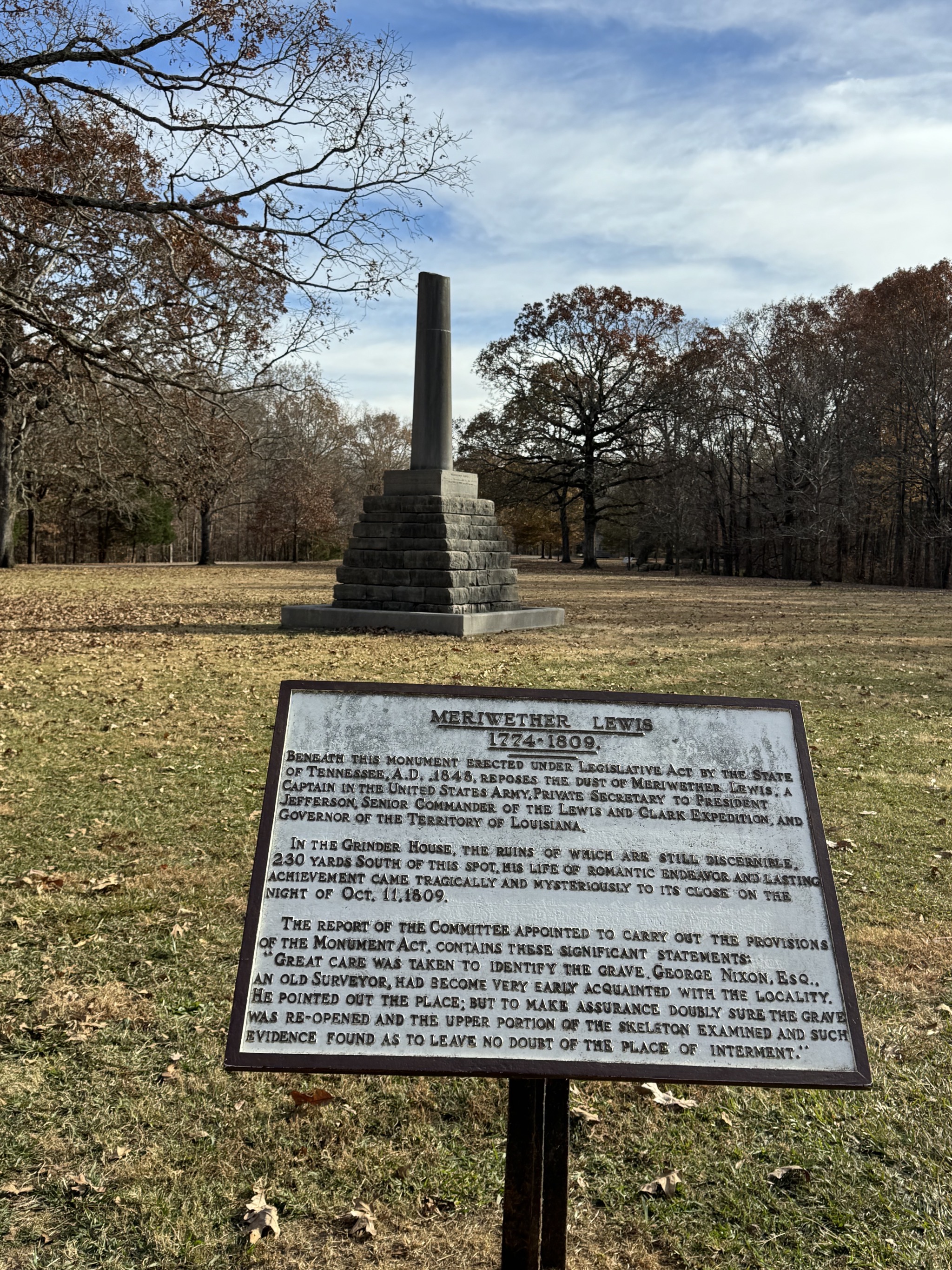 Meriwether Lewis National Monument
