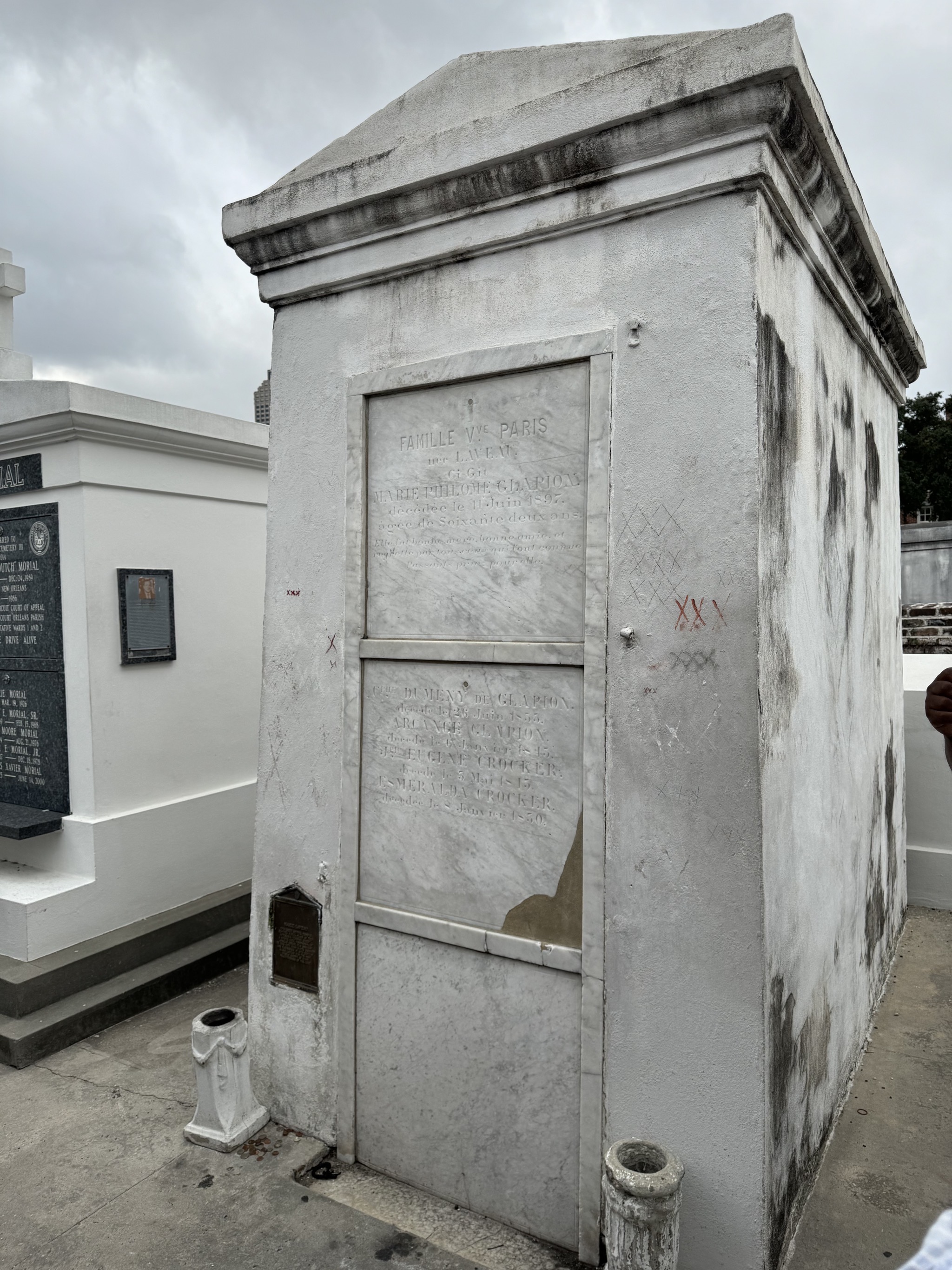 Cemetery tombs
