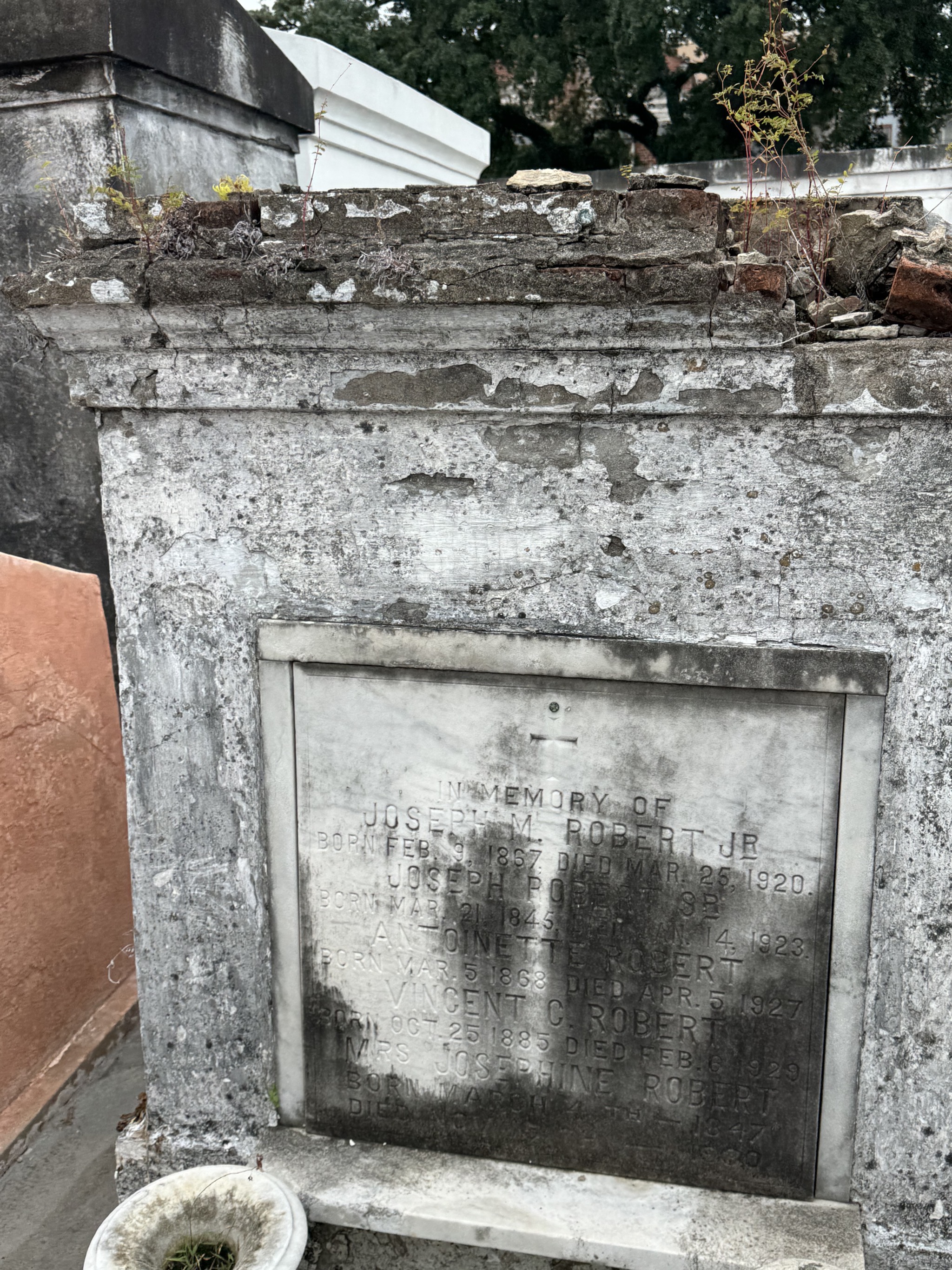 Cemetery tombs