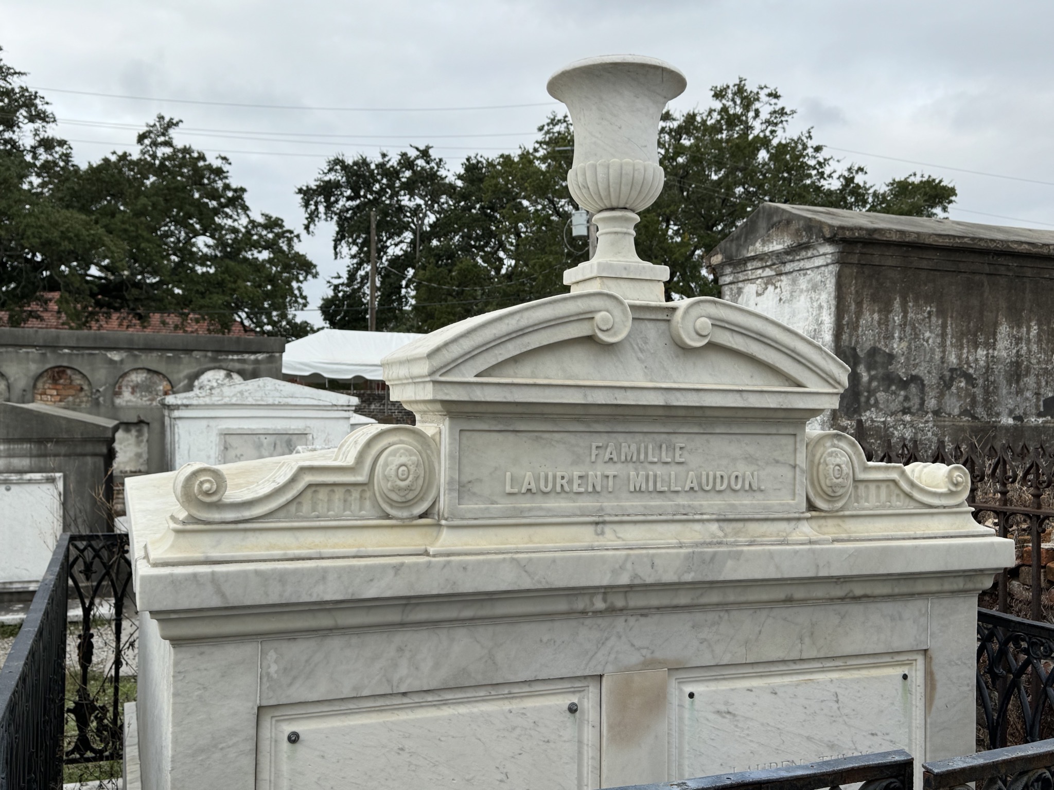 Cemetery tombs