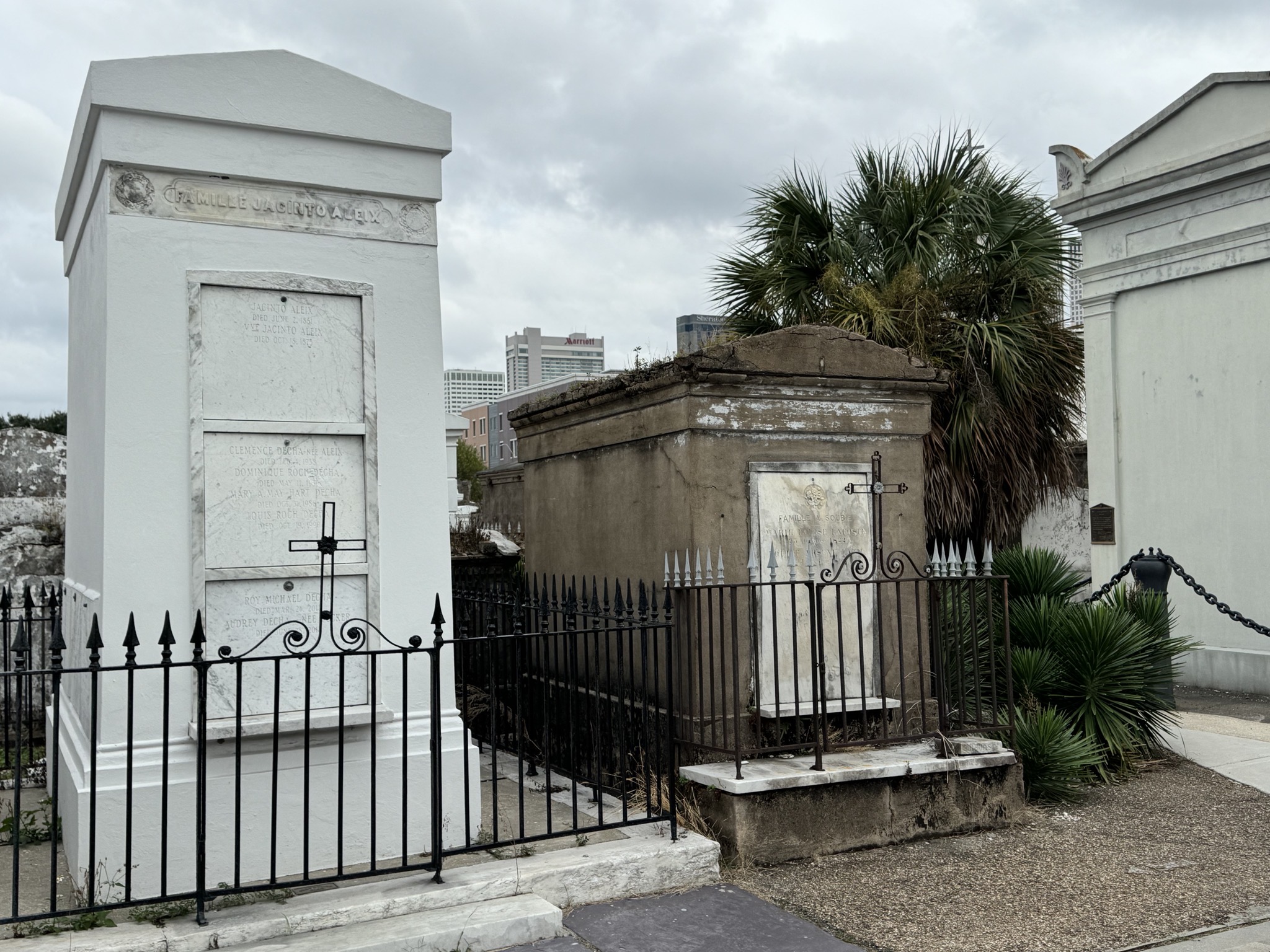 Cemetery tombs