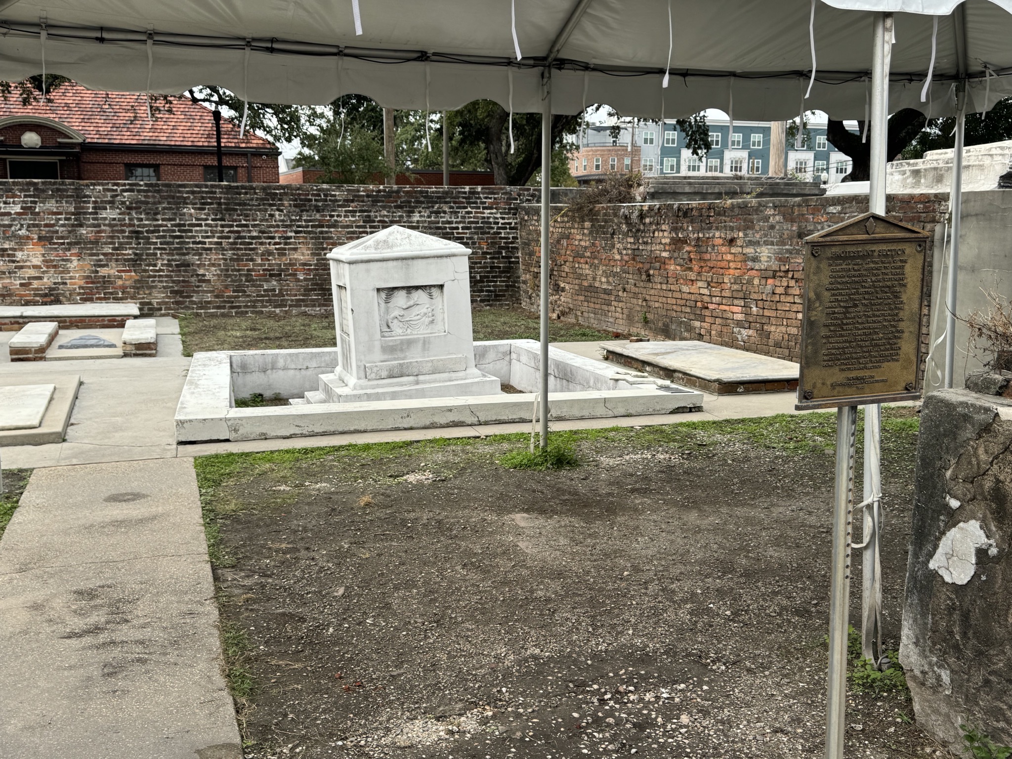 Cemetery tombs