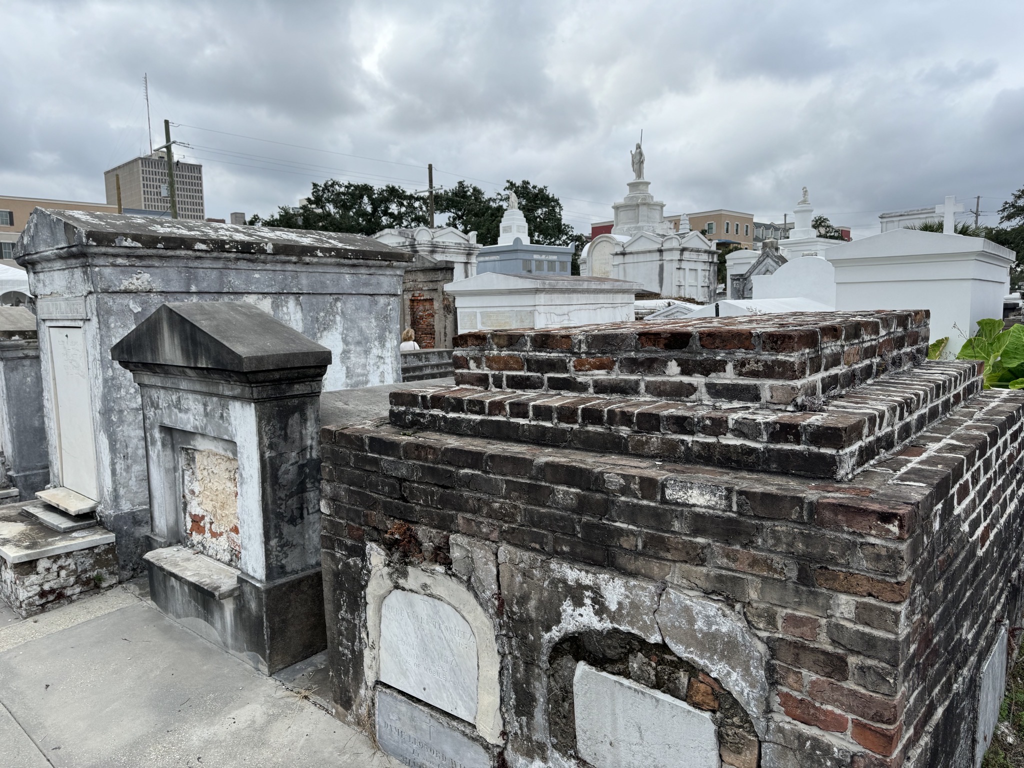 Cemetery tombs