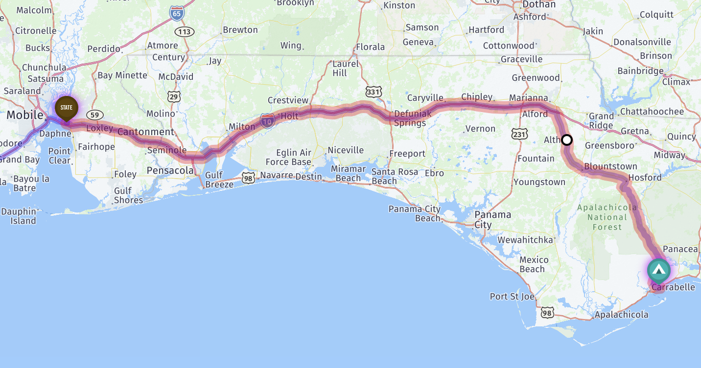 Route map