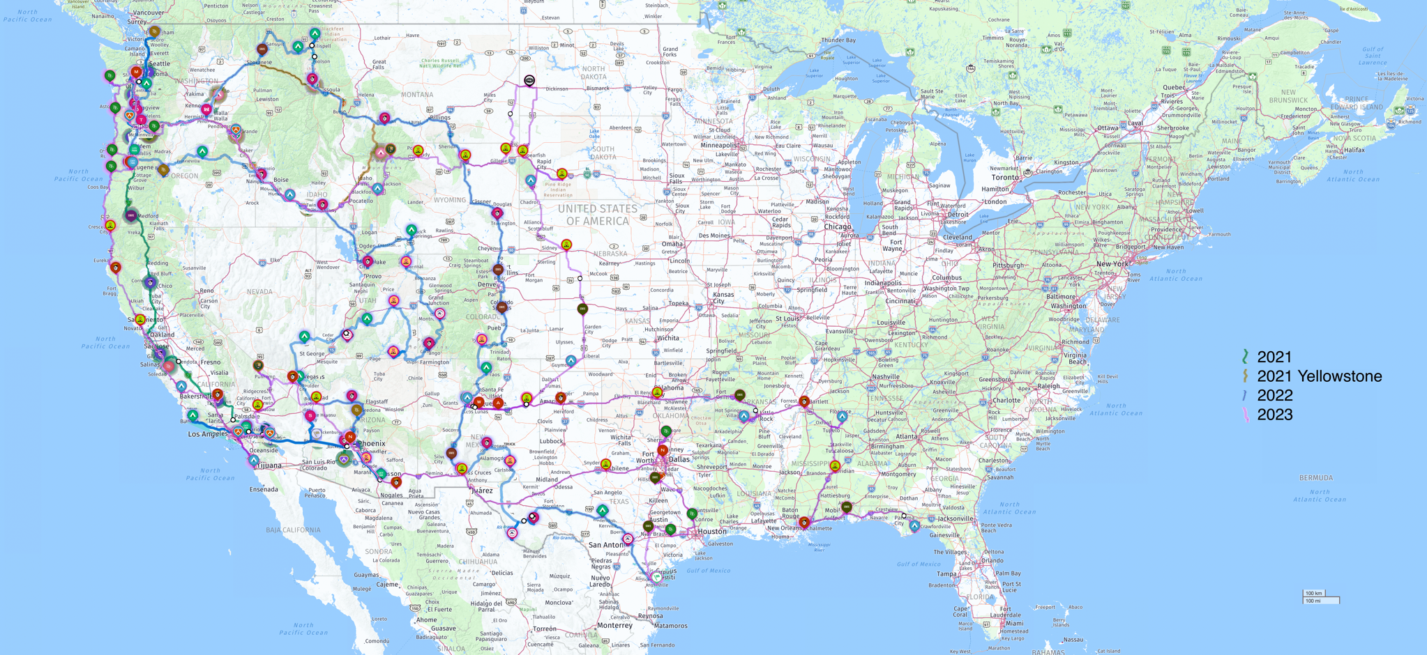 Combined map