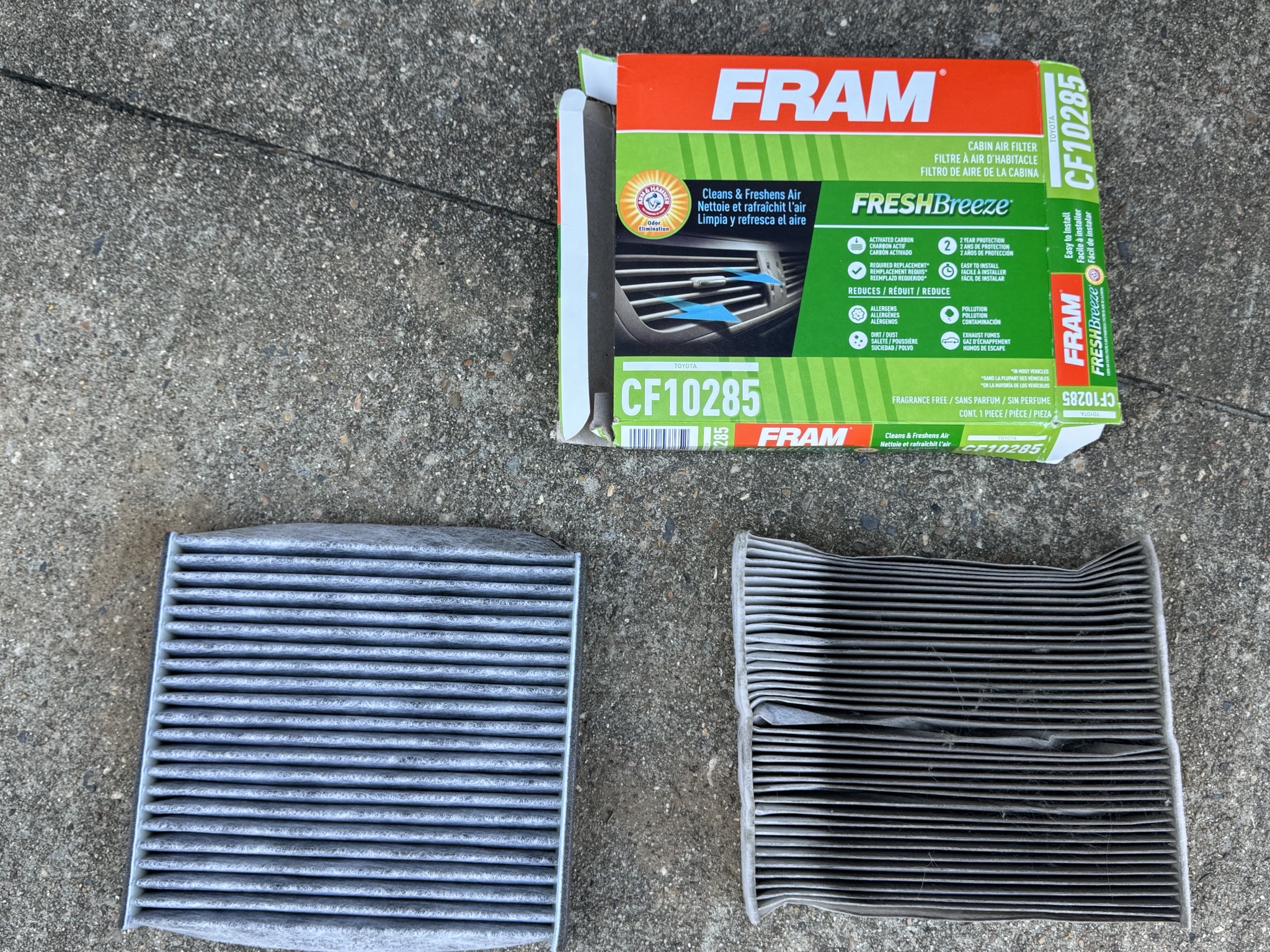 Cabin air filter