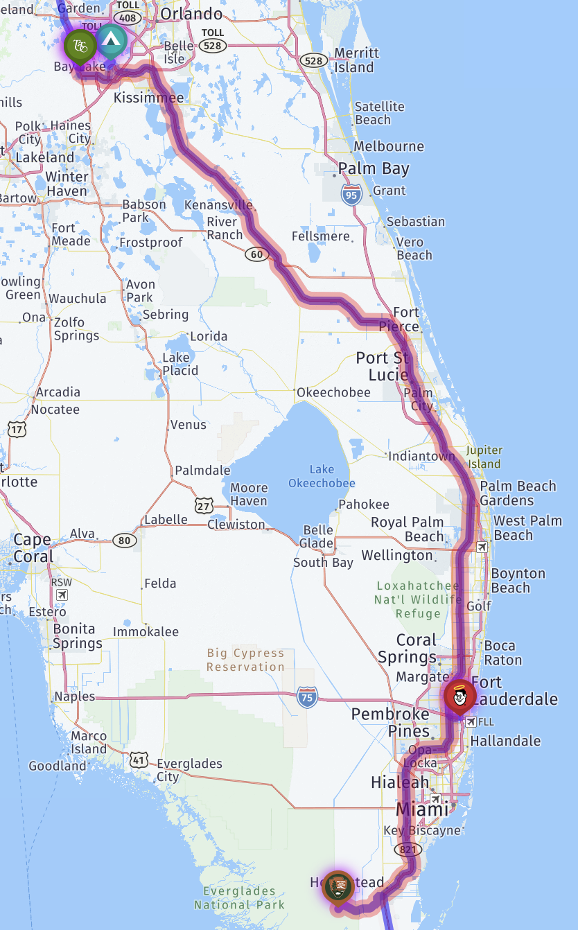 Route map