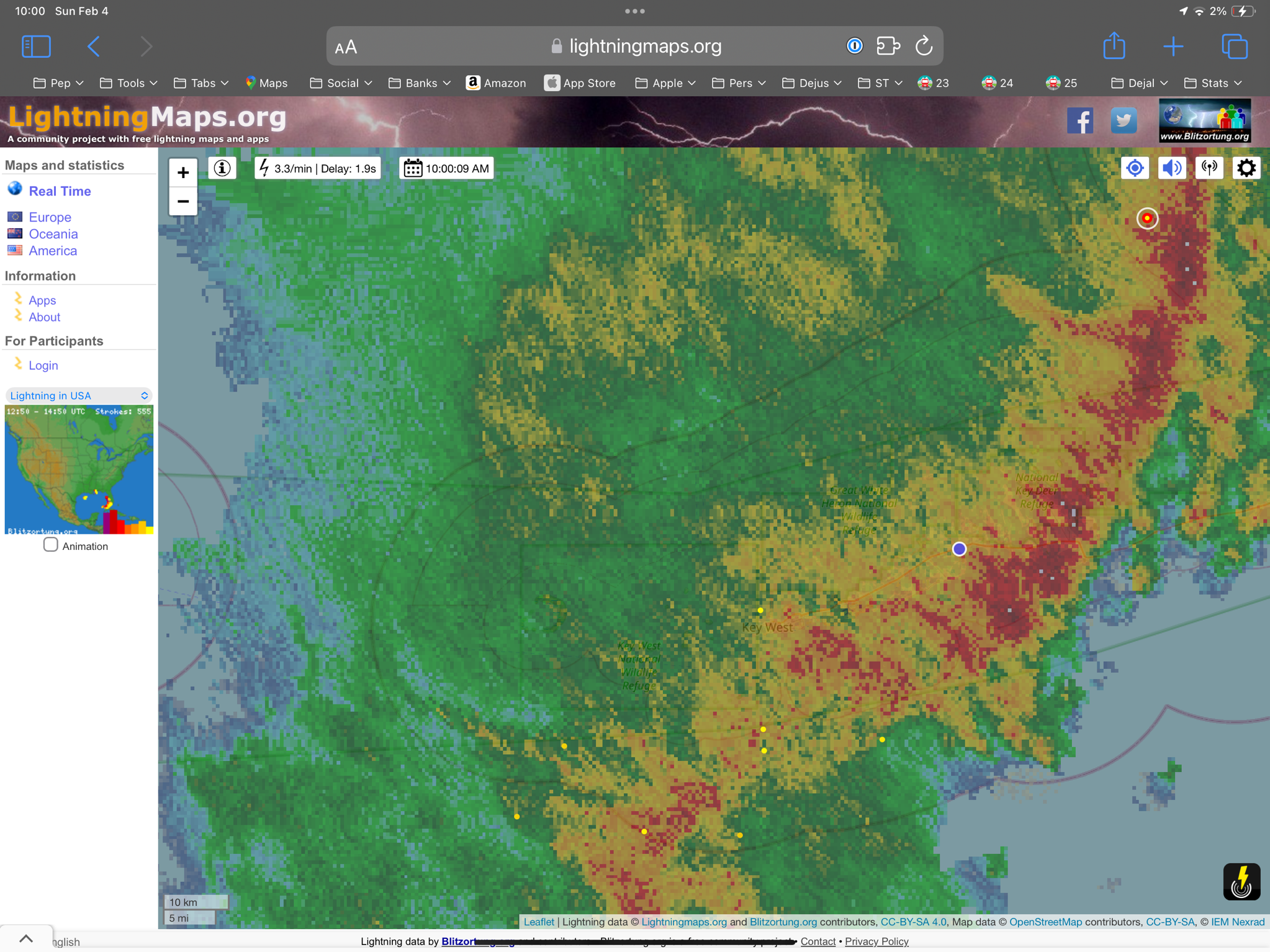 Weather map