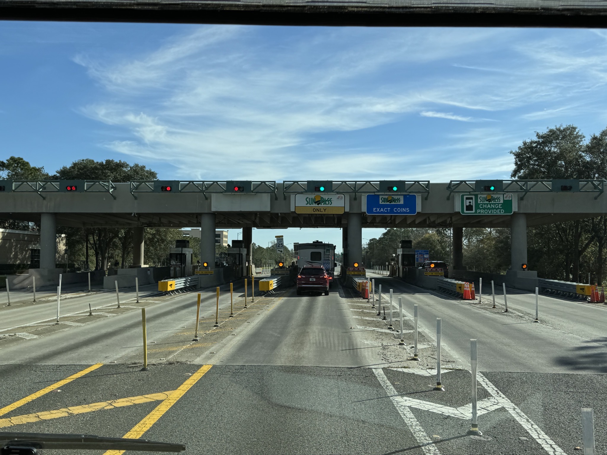 Toll plaza