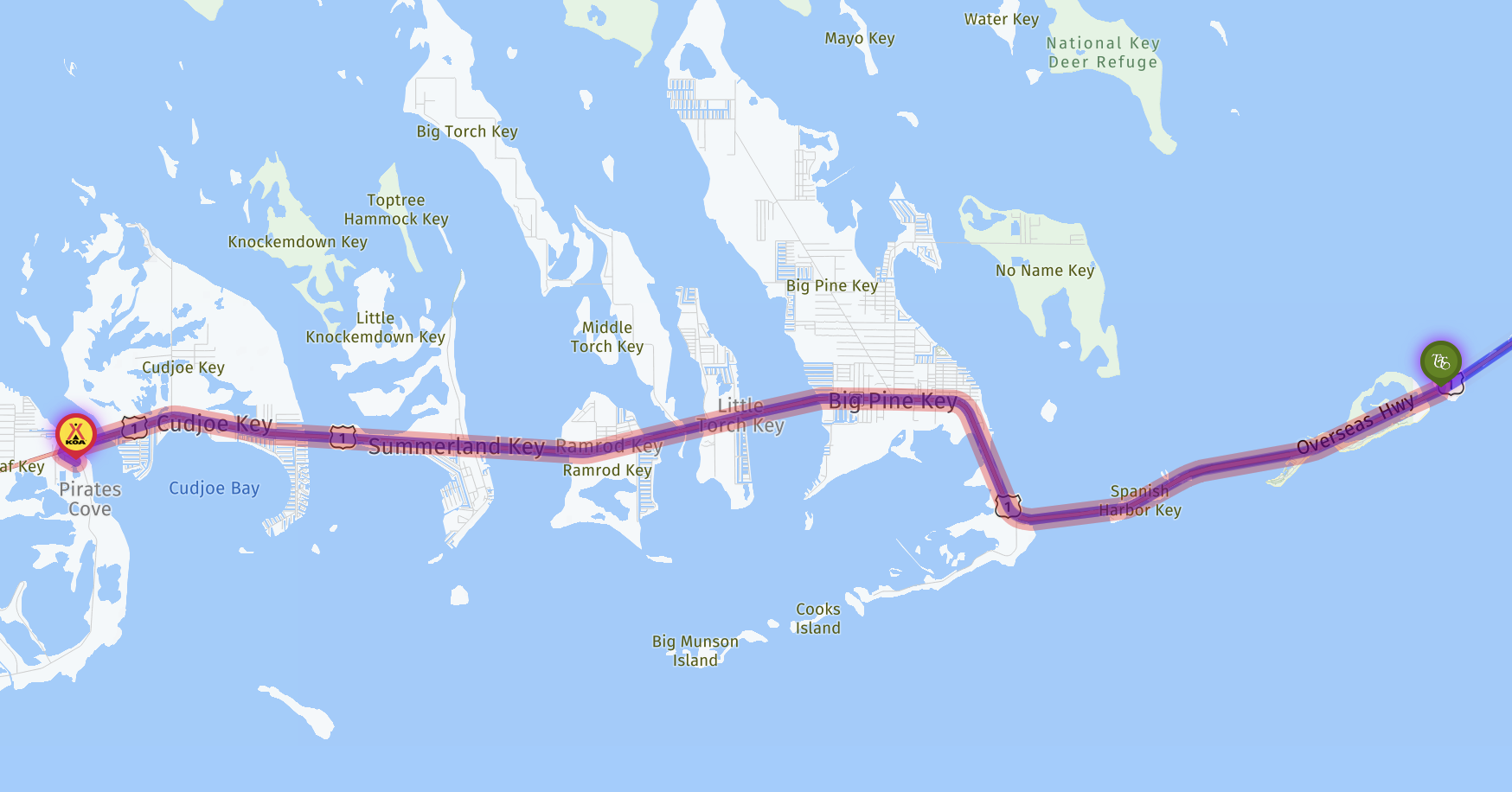 Route map