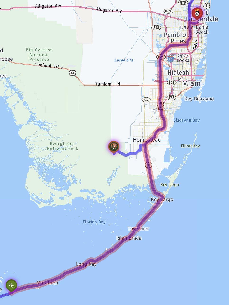 Route map