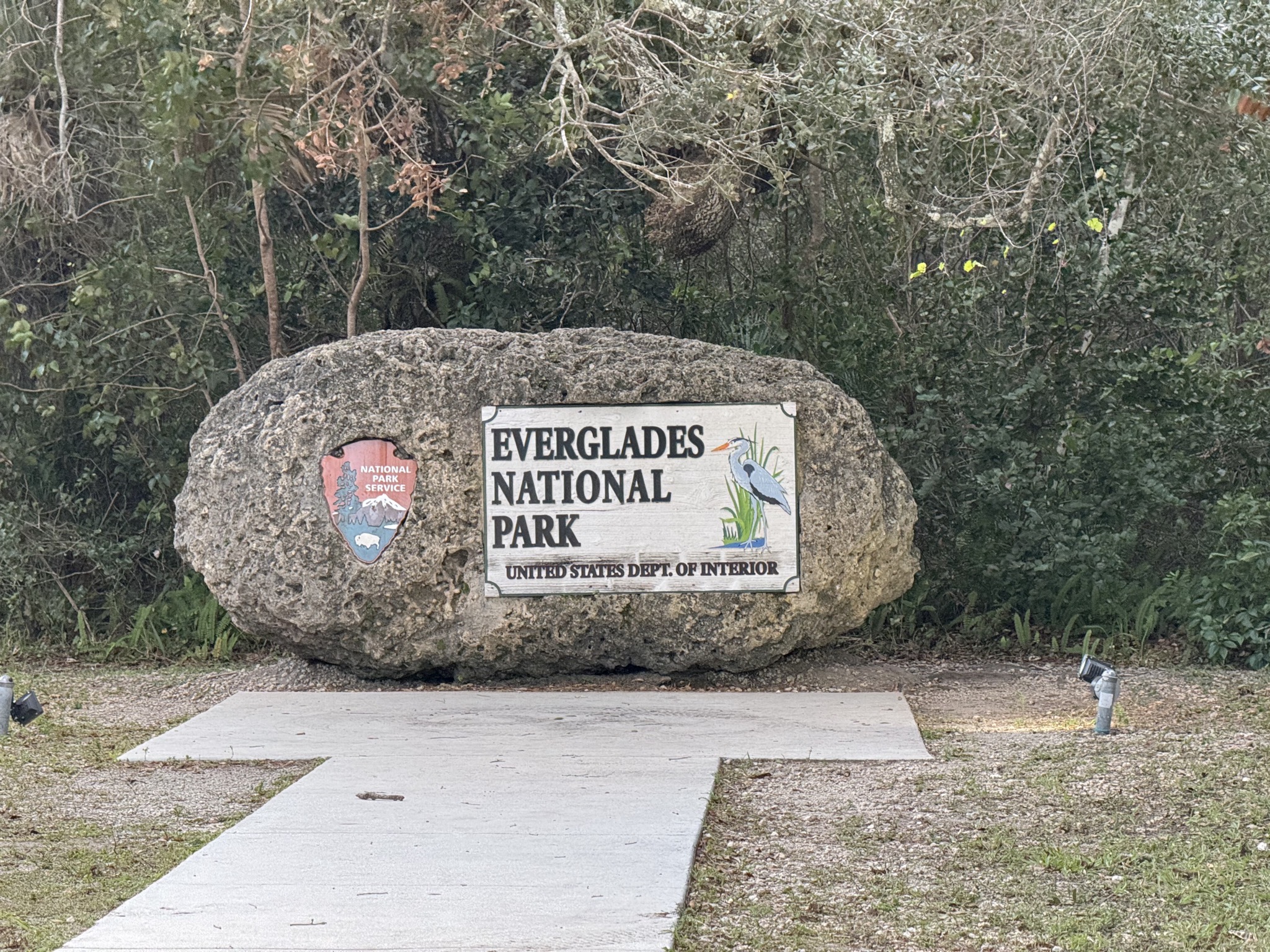 Entrance sign