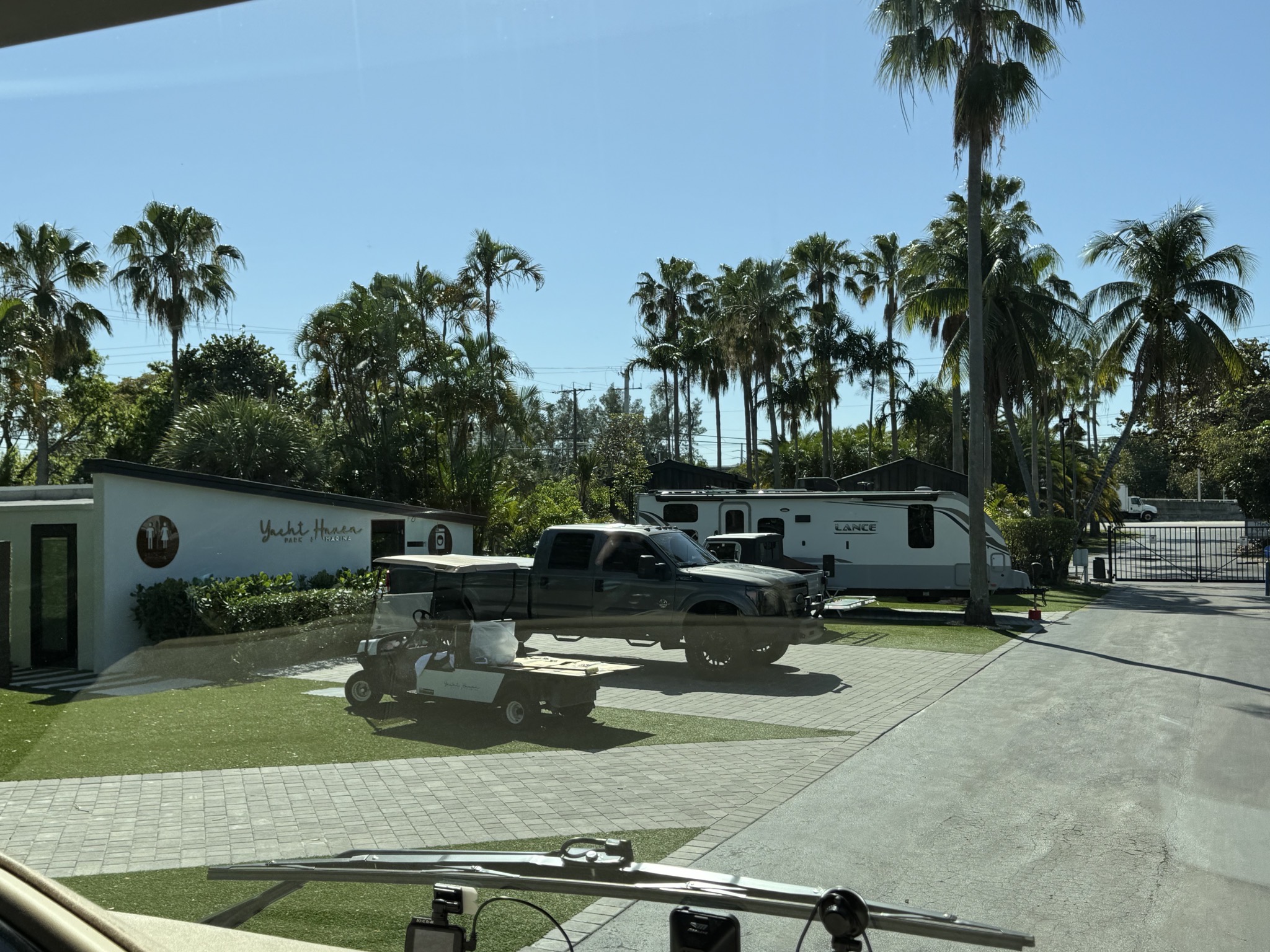 Leaving resort
