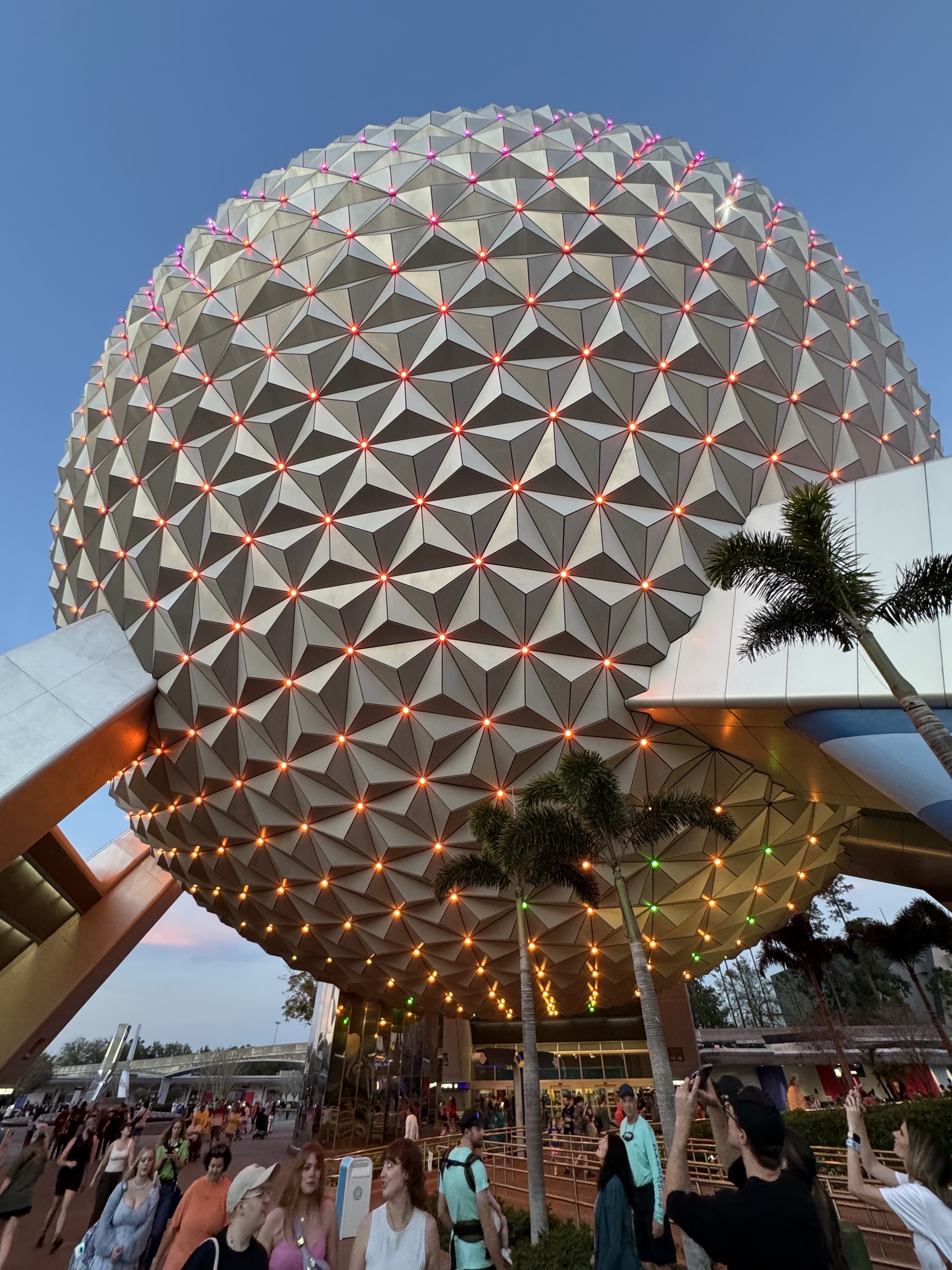 Globe in lights